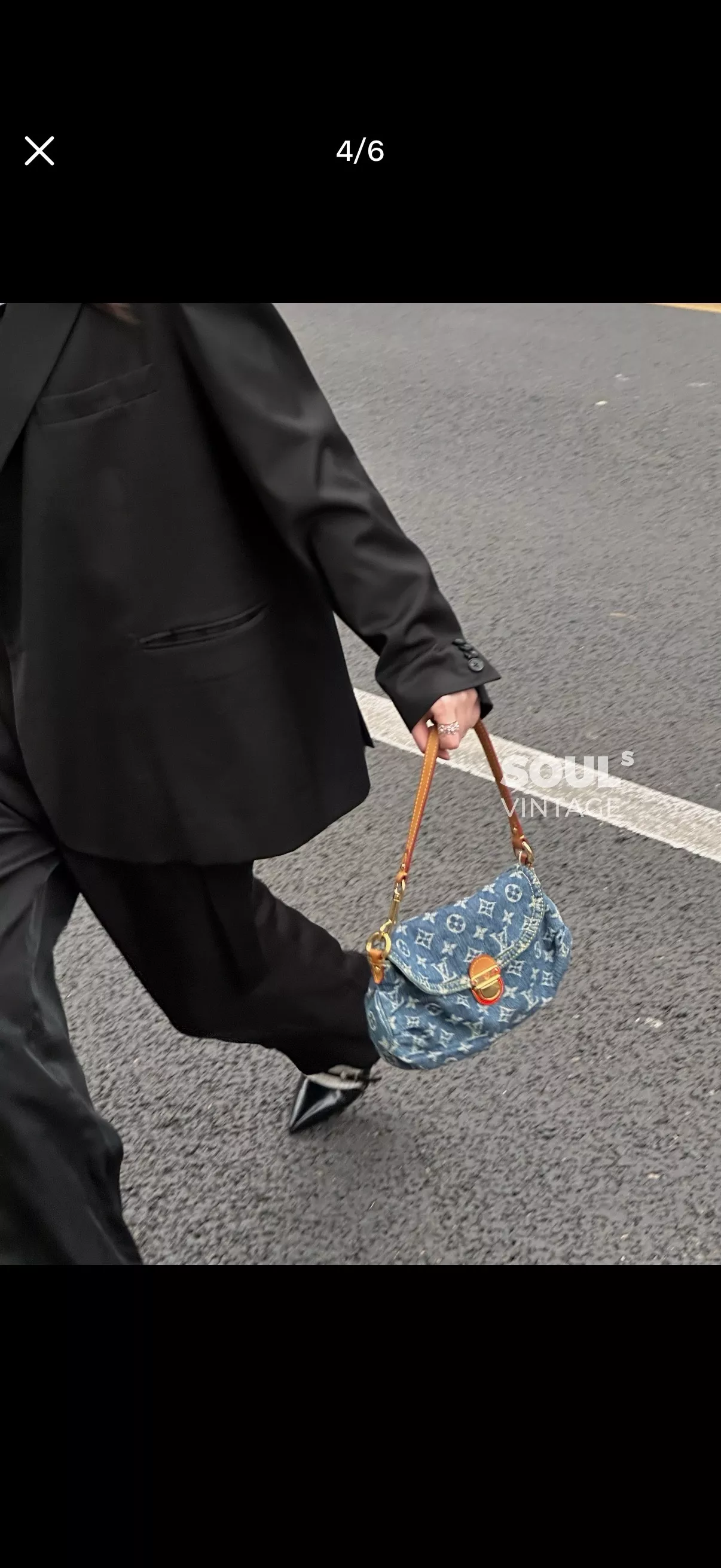 루이비통 선셋 리미티드 데님 모노그램 숄더백 상세 이미지 11
