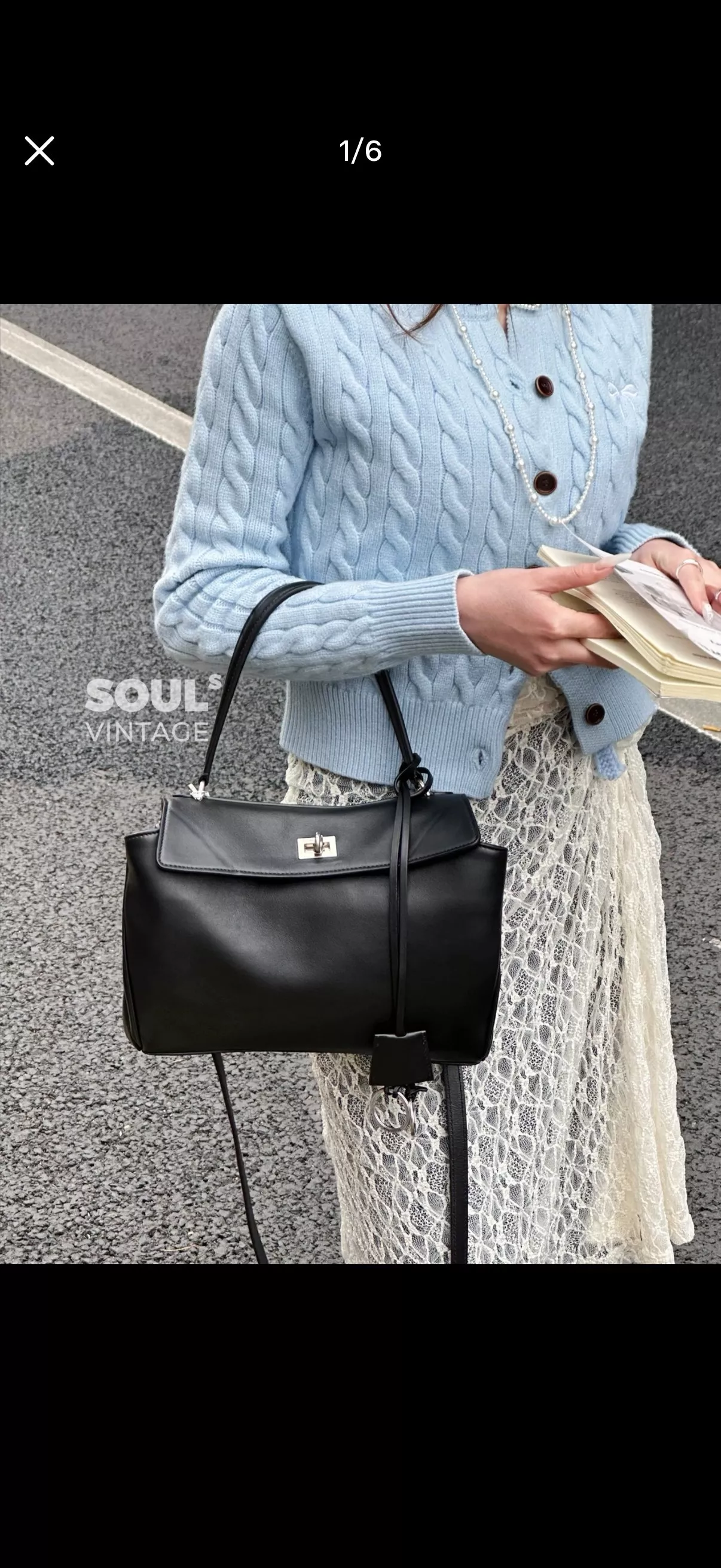 발렌시아가 로데오 대형 레더 투웨이 토트백 상세 이미지 26