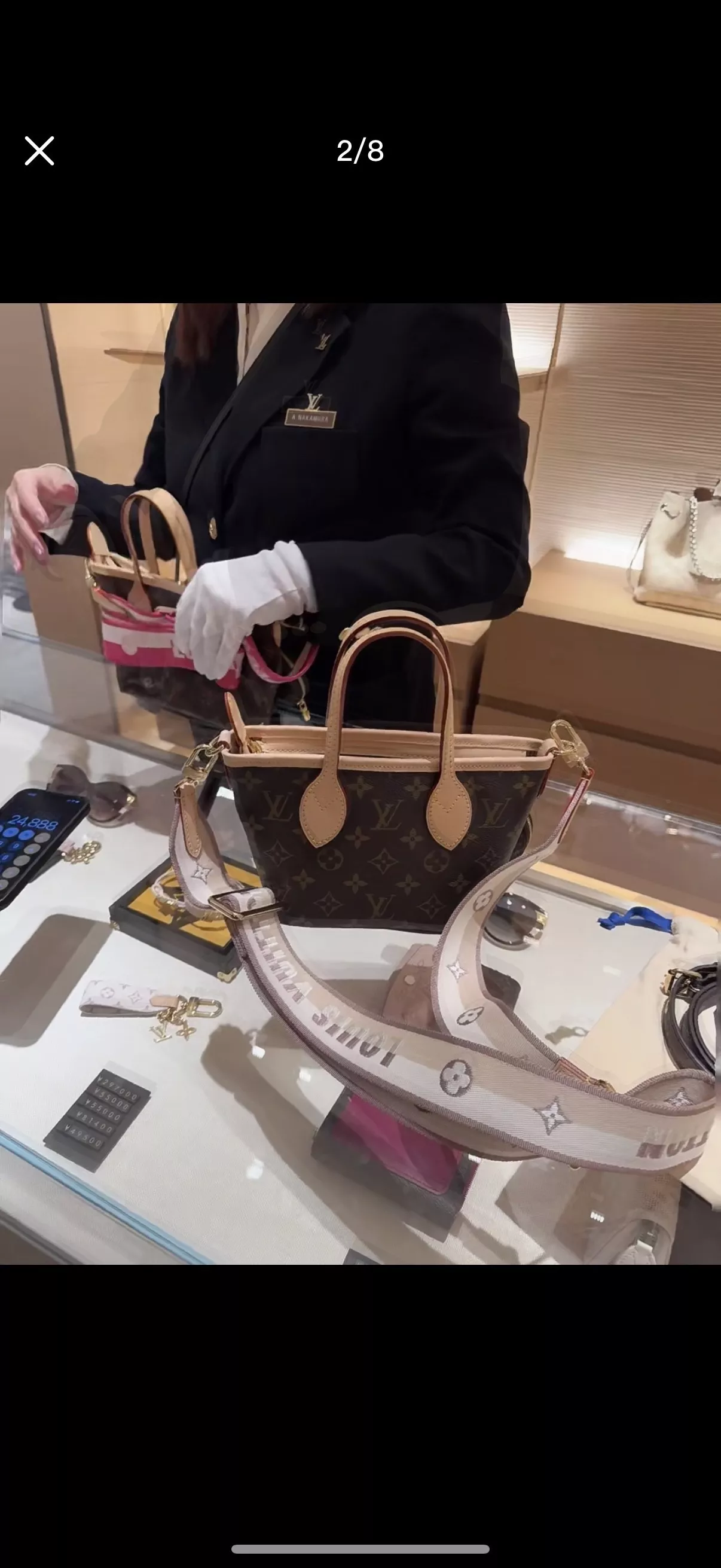 루이비통 네버풀 BB 모노그램 미니 쇼핑 토트백 상세 이미지 13