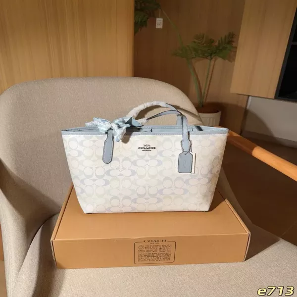 코치 시티 26 토트 쇼핑백