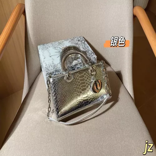 디올 클래식 페이턴트 스네이크 패턴 레이디 토트백
