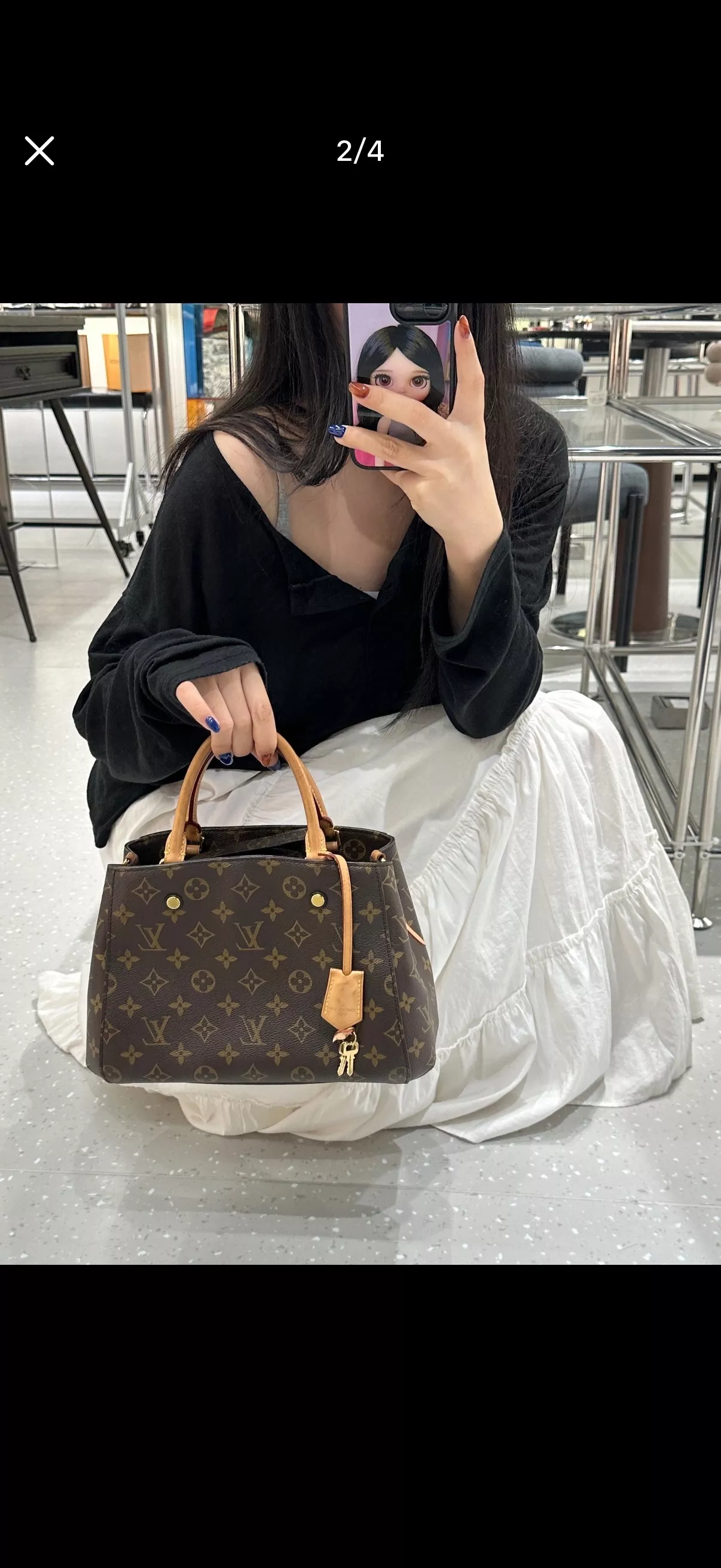 루이비통 몽테뉴 BB 모노그램 대형 토트백 상세 이미지 21