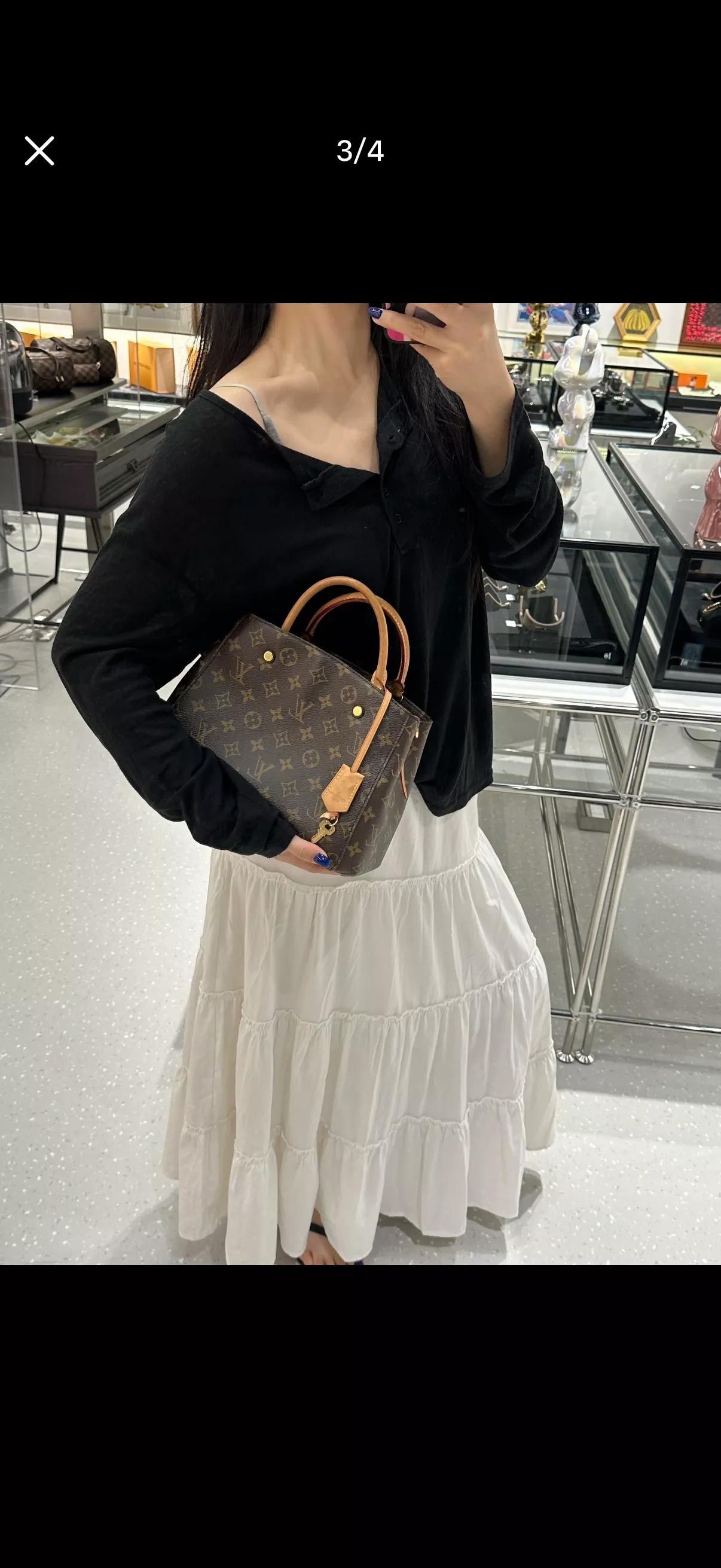 루이비통 몽테뉴 BB 모노그램 대형 토트백 상세 이미지 22