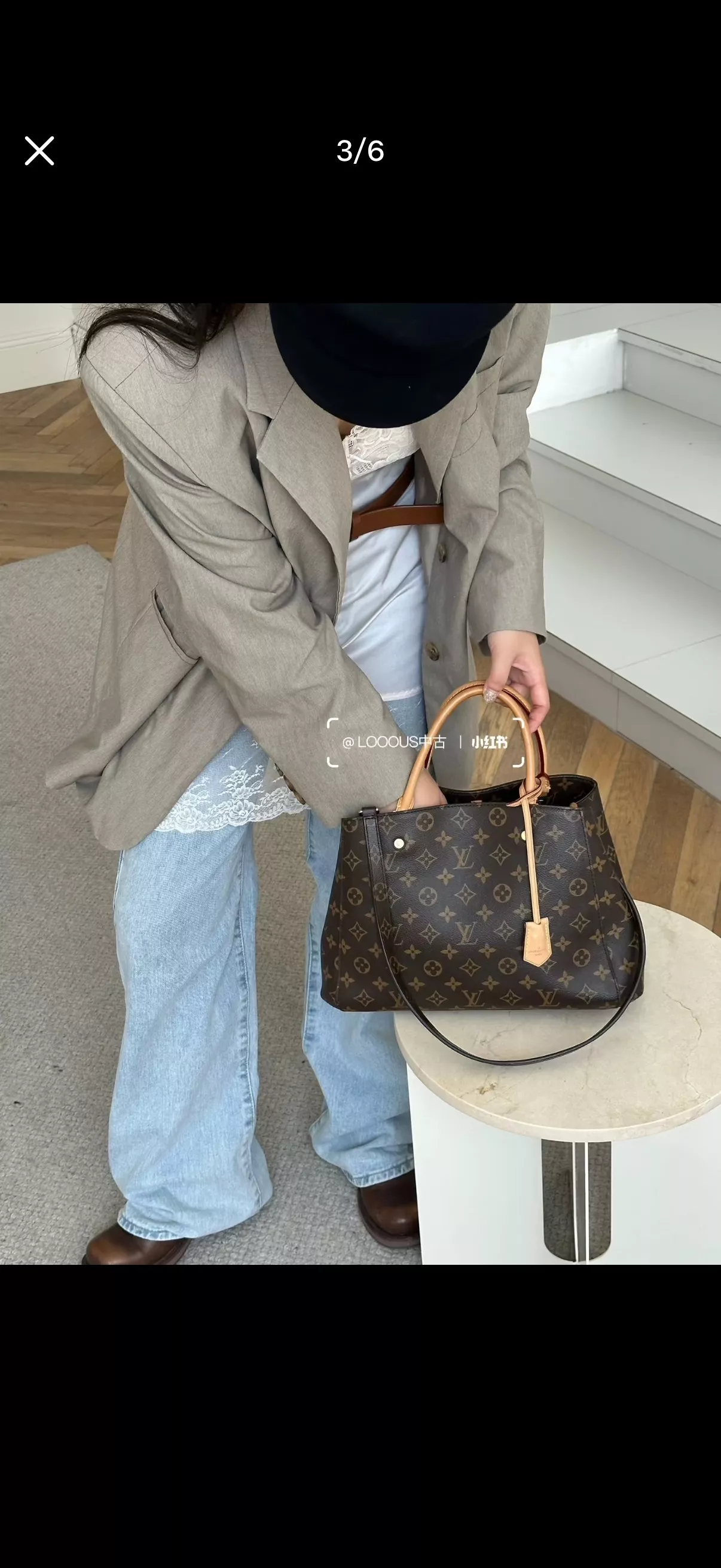 루이비통 몽테뉴 BB 모노그램 대형 토트백 상세 이미지 20