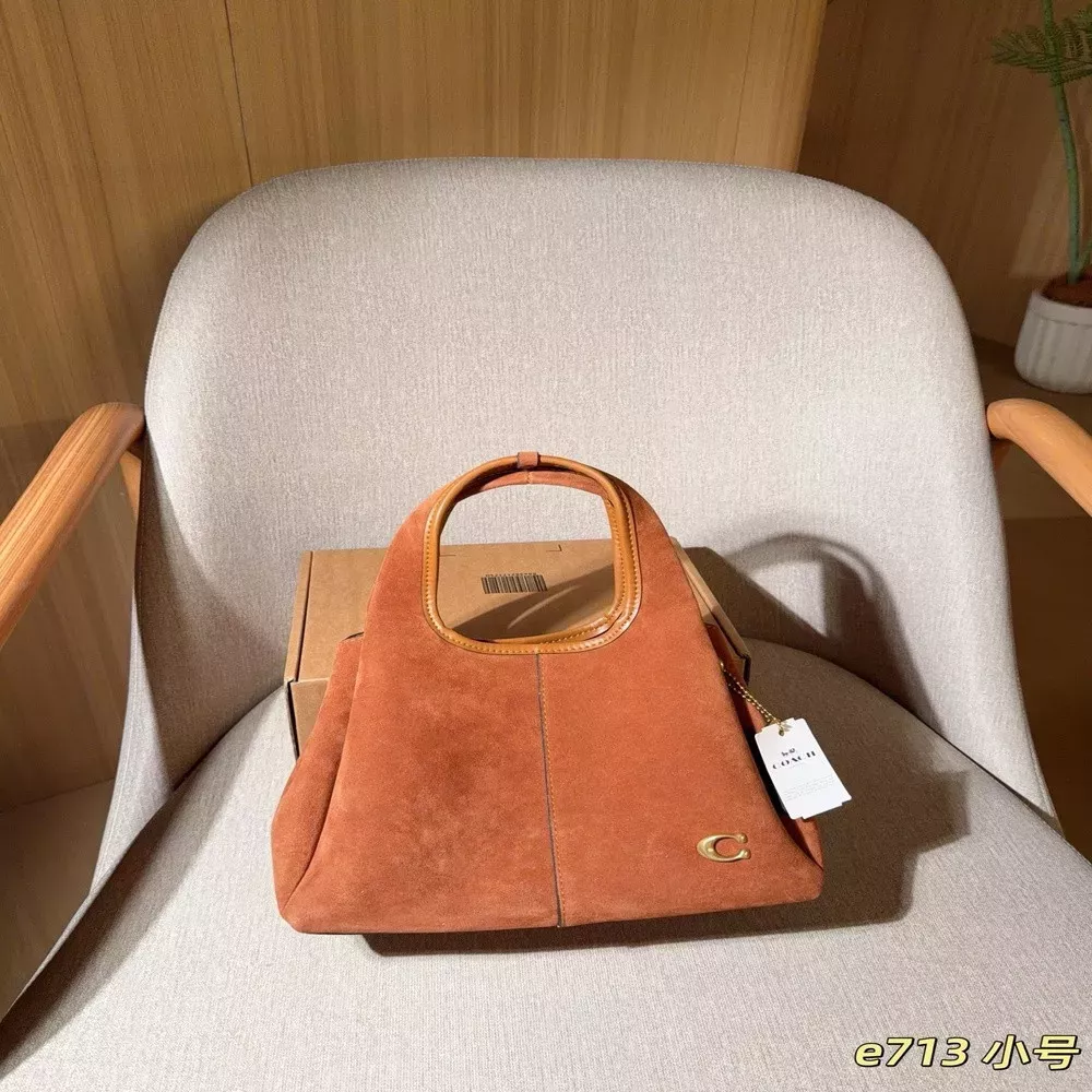 코치 라나 스웨이드 버킷형 토트백