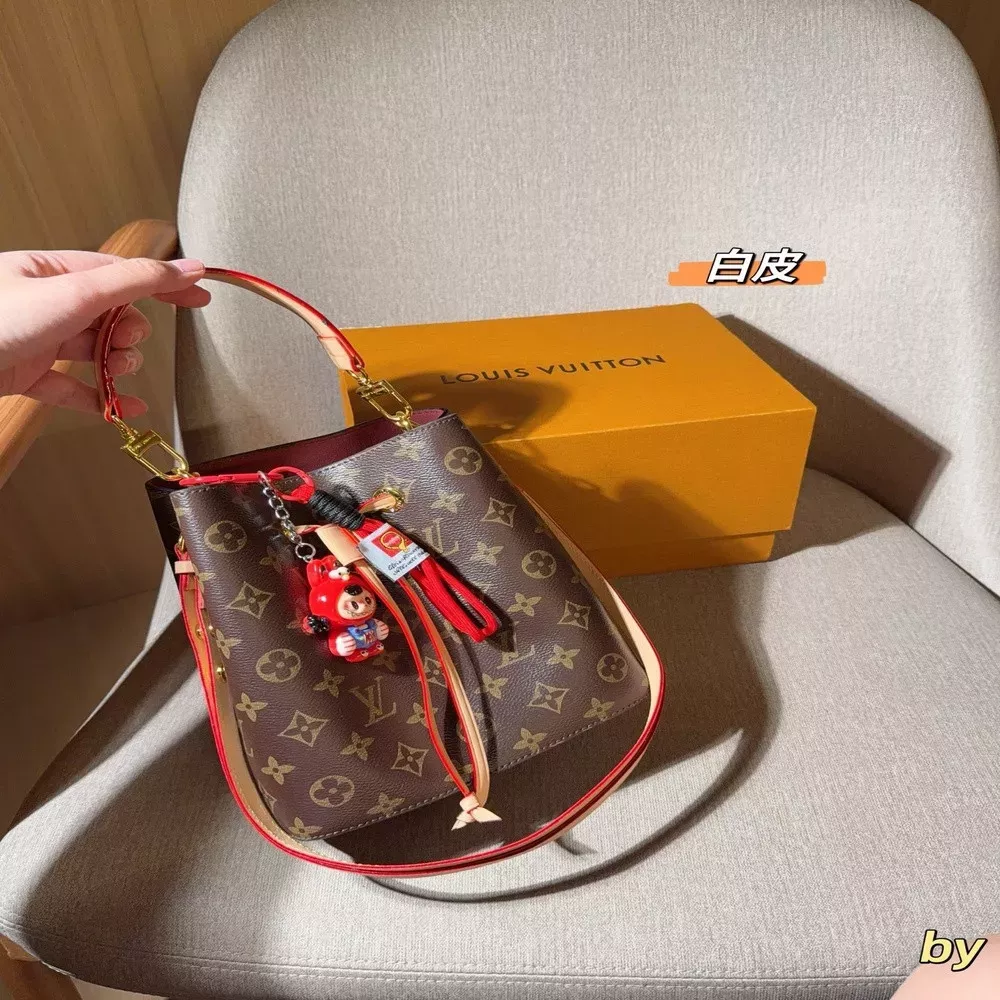 루이비통 네오노에 모노그램 드로스트링 버킷백