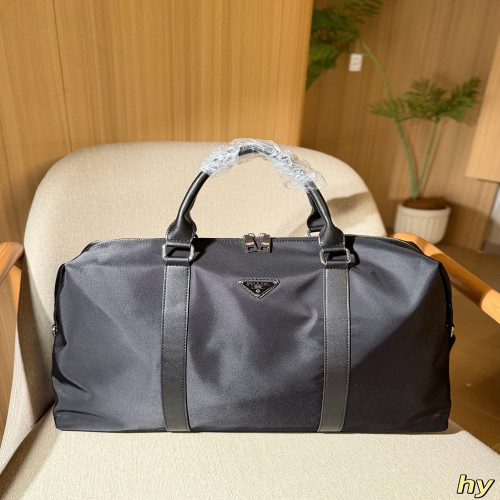 프라다 나일론 방수 원단 대용량 크로스 보스턴백