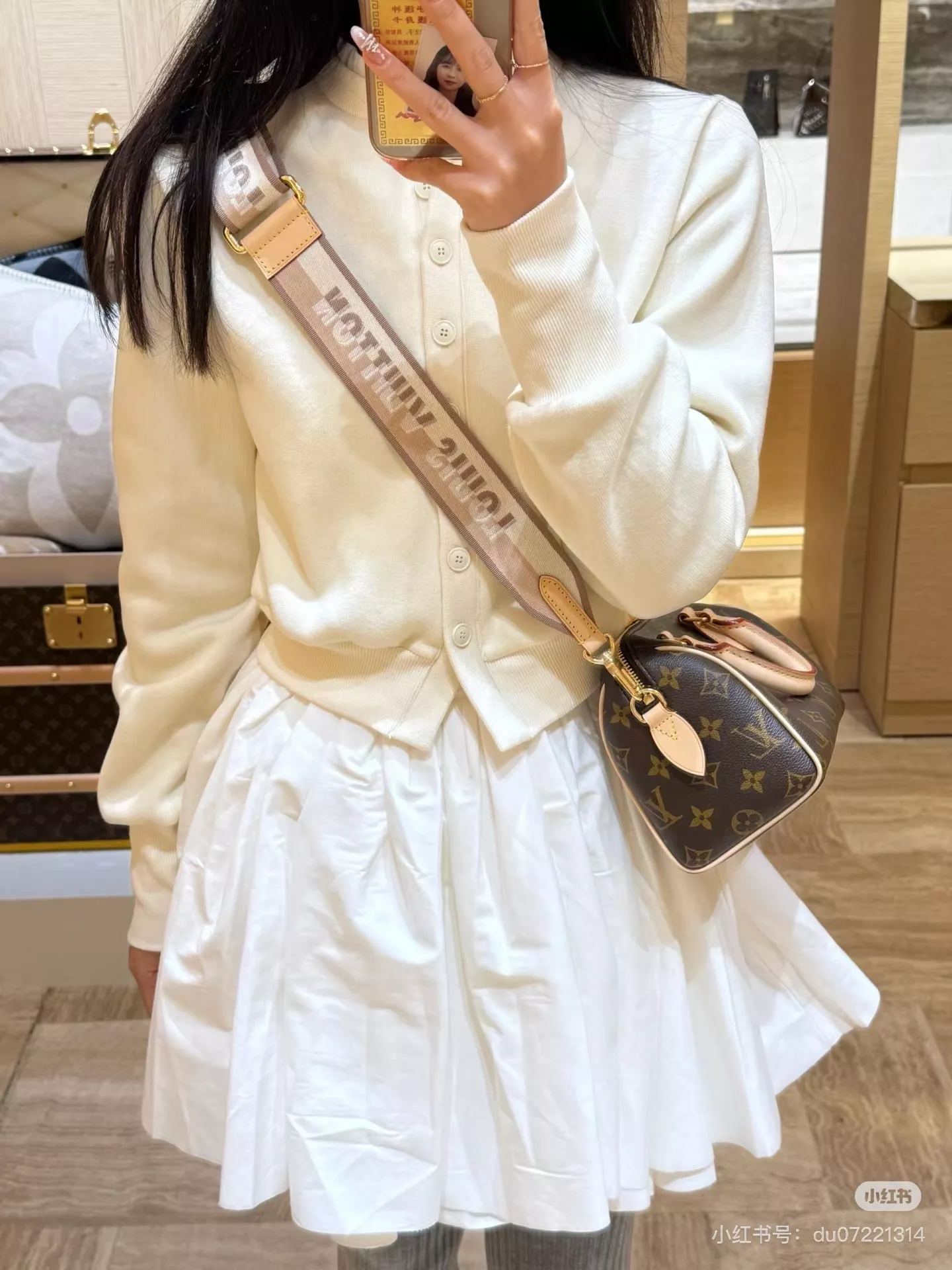 루이비통 모노그램 스피디 20 더블 스트랩 보스턴백 상세 이미지 27