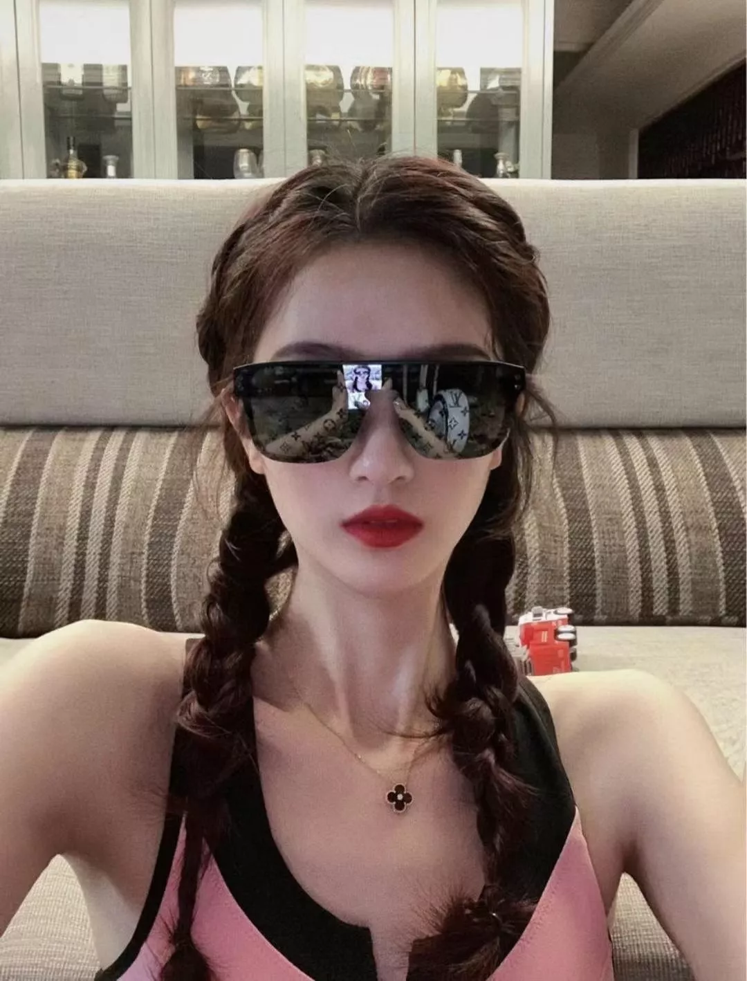 루이비통 모노그램 렌즈 아세테이트 스퀘어 선글라스 상세 이미지 26