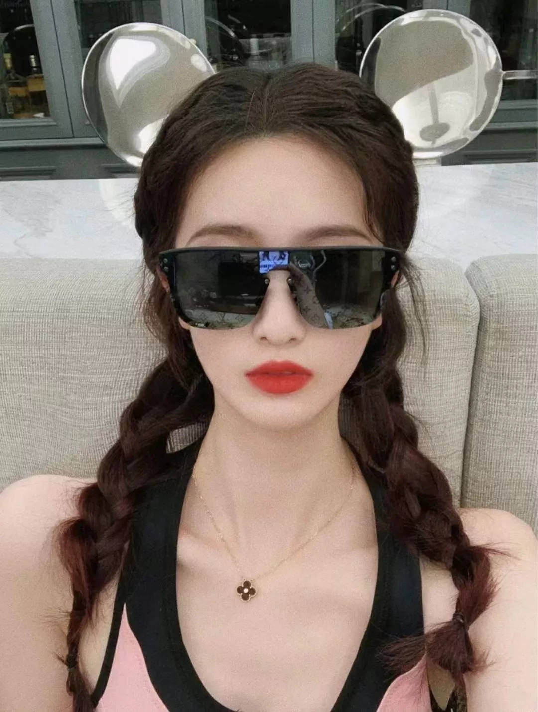 루이비통 모노그램 렌즈 아세테이트 스퀘어 선글라스 상세 이미지 27