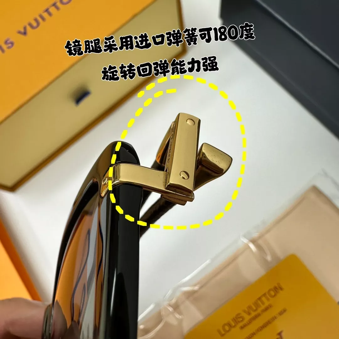 루이비통 로고 각인 아세테이트 에비에이터 선글라스 상세 이미지 11