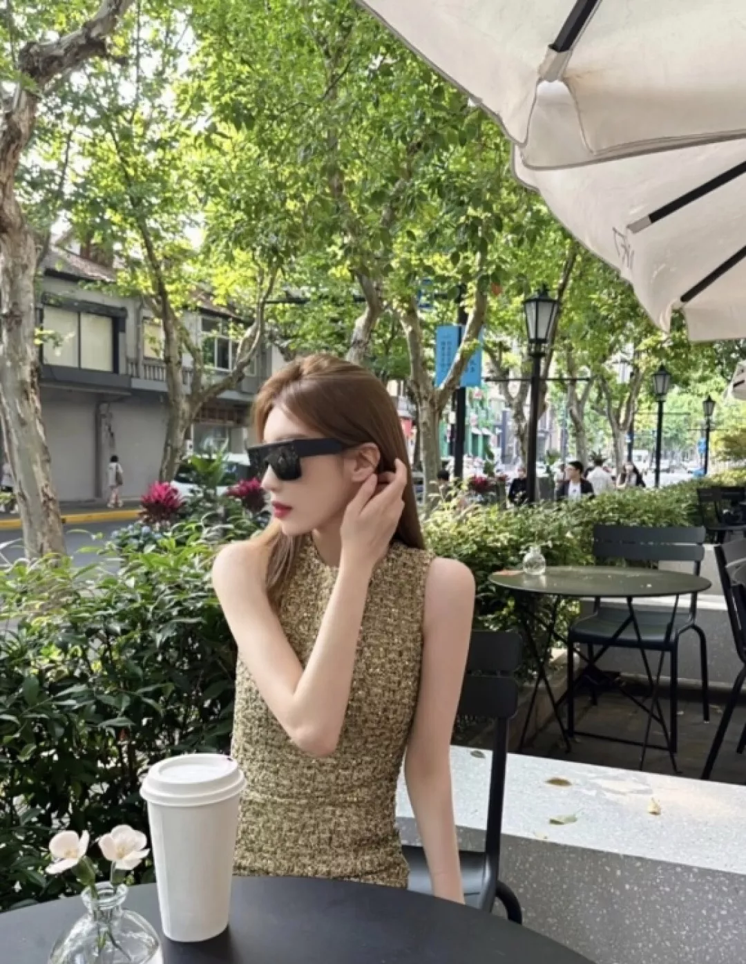 루이비통 모노그램 나일론 렌즈 마스크형 선글라스 상세 이미지 45