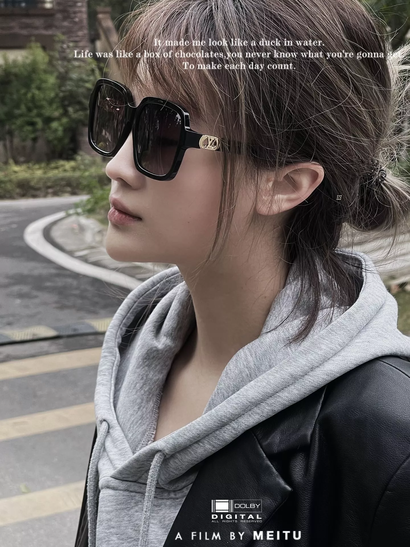 루이비통 링크 장식 소프트 스퀘어 나일론 선글라스 상세 이미지 19