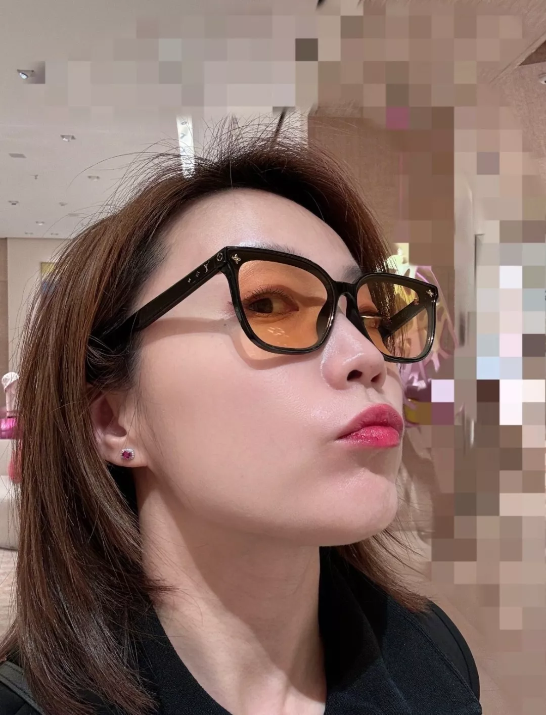 루이비통 모노그램 아세테이트 나일론 렉탱글 선글라스 상세 이미지 45