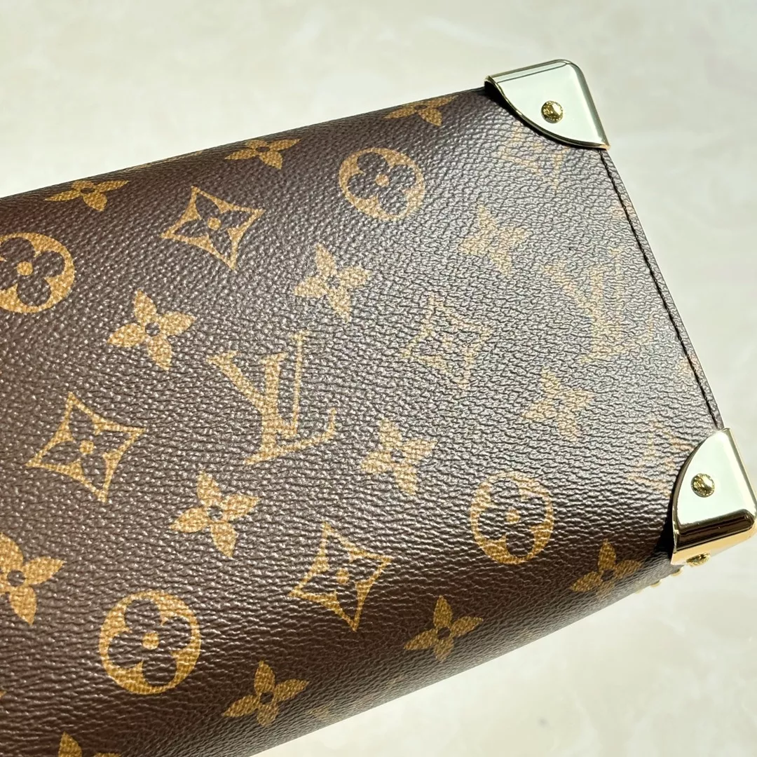 루이비통 스피디 트렁크 20 스터드 배색 모노그램 체인백 상세 이미지 4
