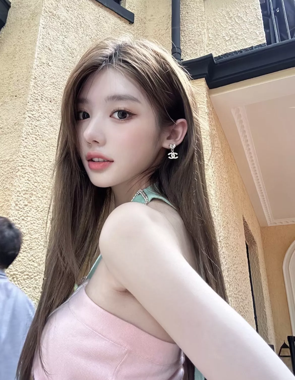 샤넬 하트 드롭 더블 C 스톤 귀걸이 상세 이미지 23