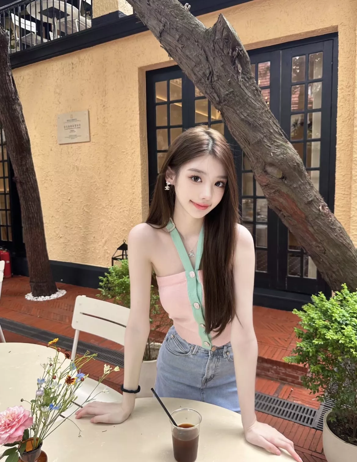 샤넬 하트 드롭 더블 C 스톤 귀걸이 상세 이미지 22