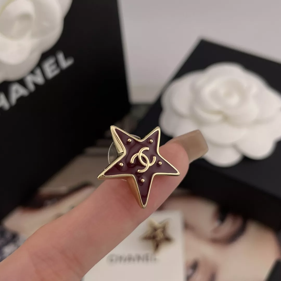 샤넬 에나멜 스타 이어 스터드 귀걸이 상세 이미지 9