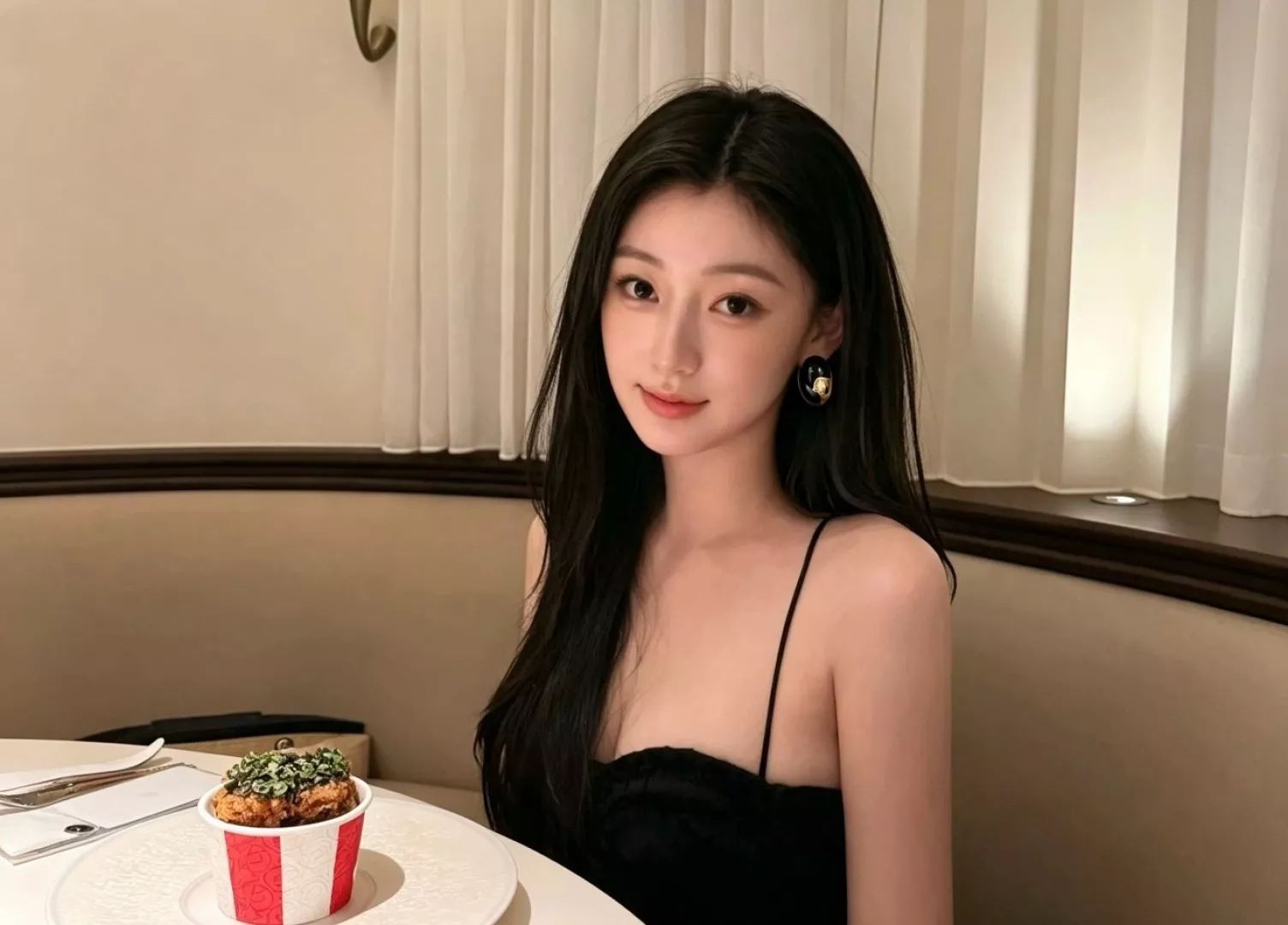 샤넬 블랙 에나멜 골드 투톤 페이스 귀걸이 상세 이미지 10