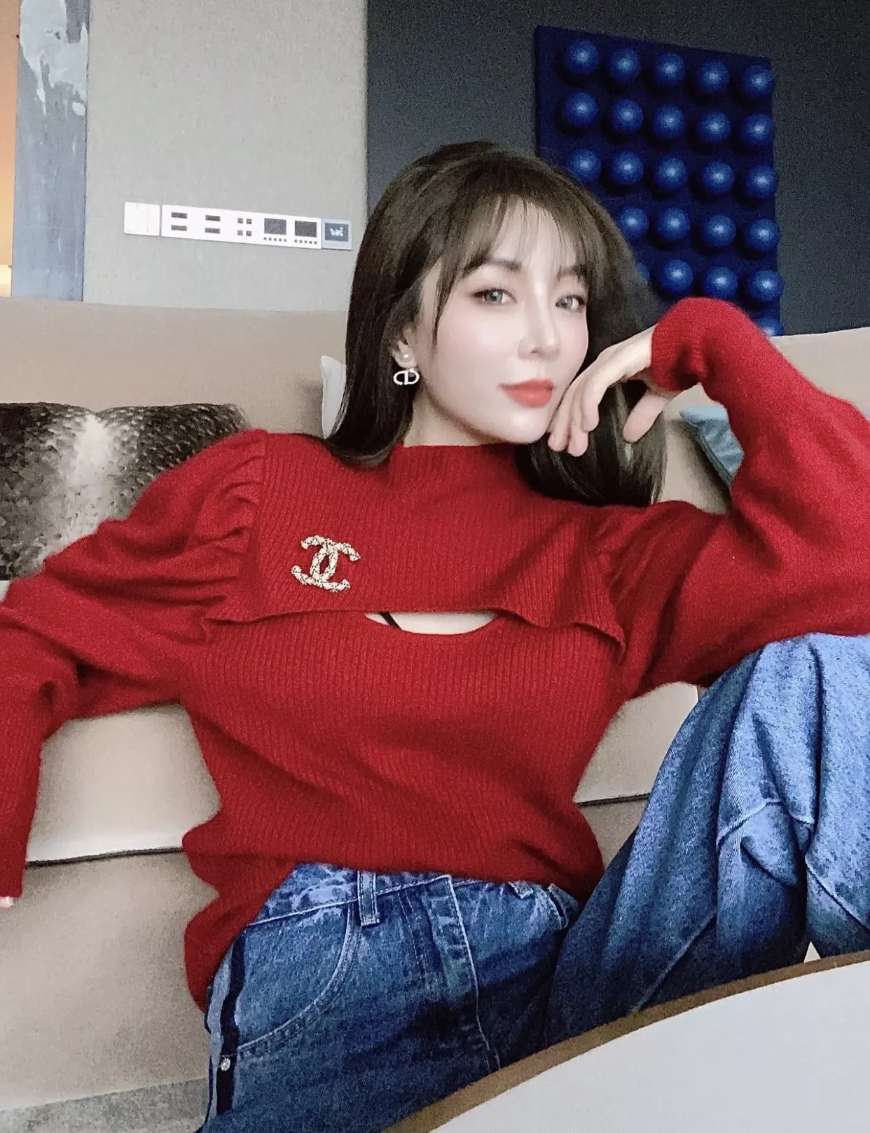 디올 진주 CD 장식 투웨이 귀걸이 상세 이미지 23