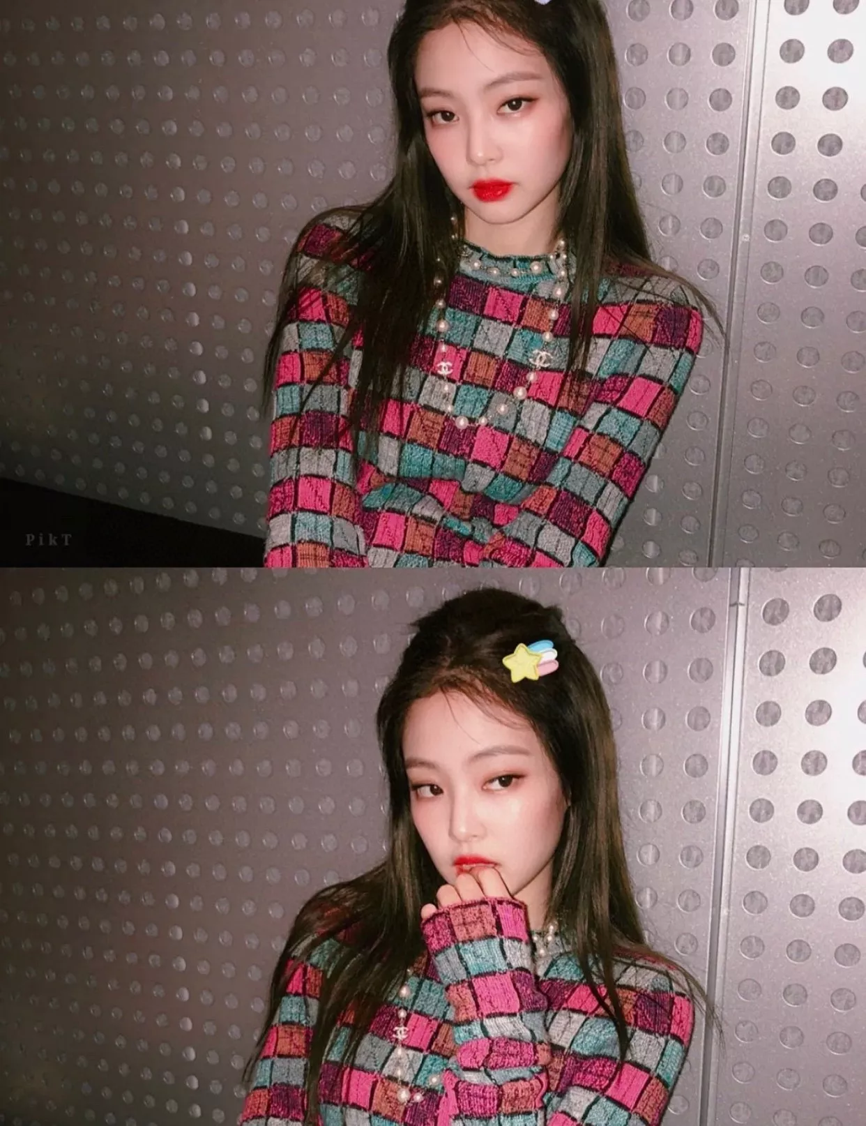 샤넬 진주 더블 C 양면 장식 롱 목걸이 상세 이미지 25