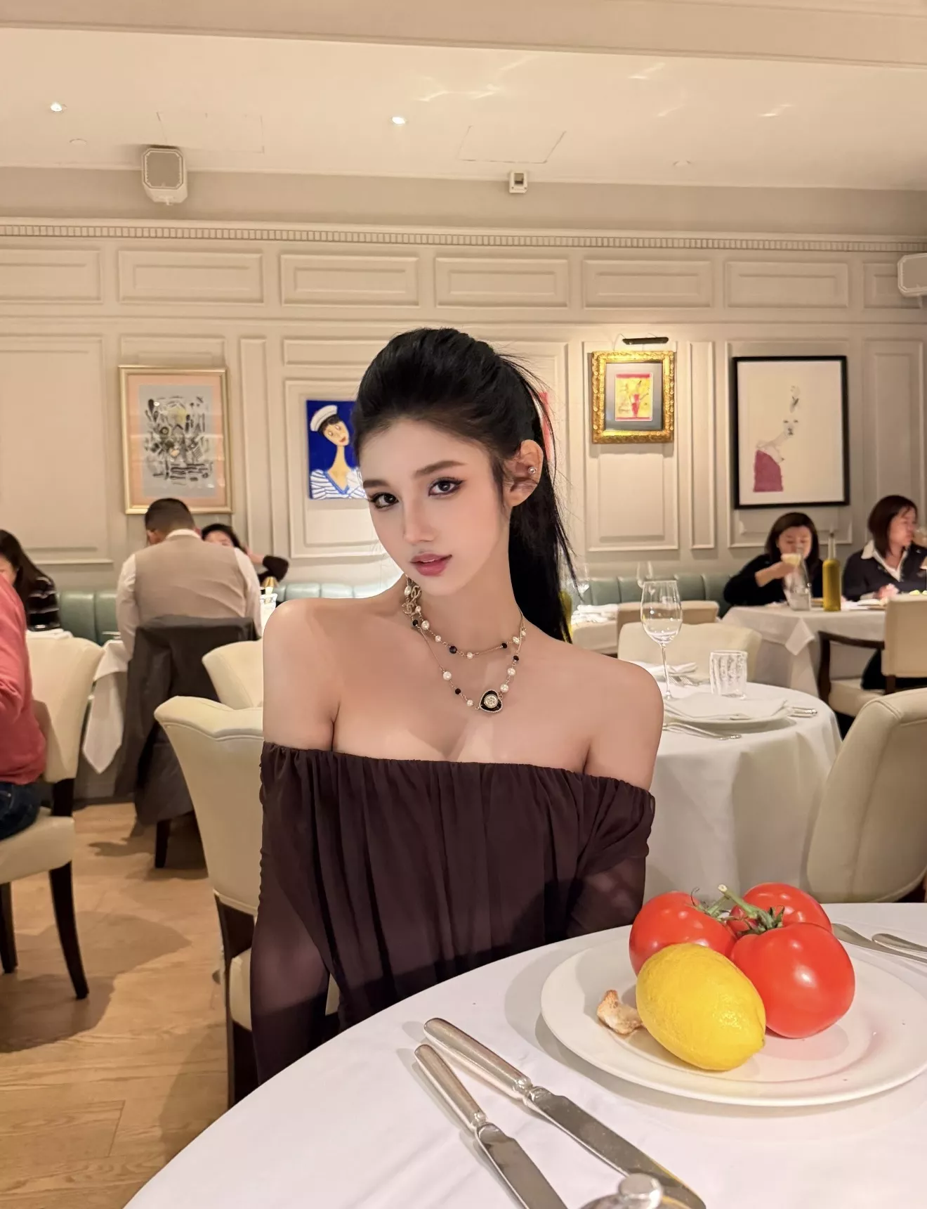 샤넬 하트 펄 더블C 롱 체인 목걸이 상세 이미지 25