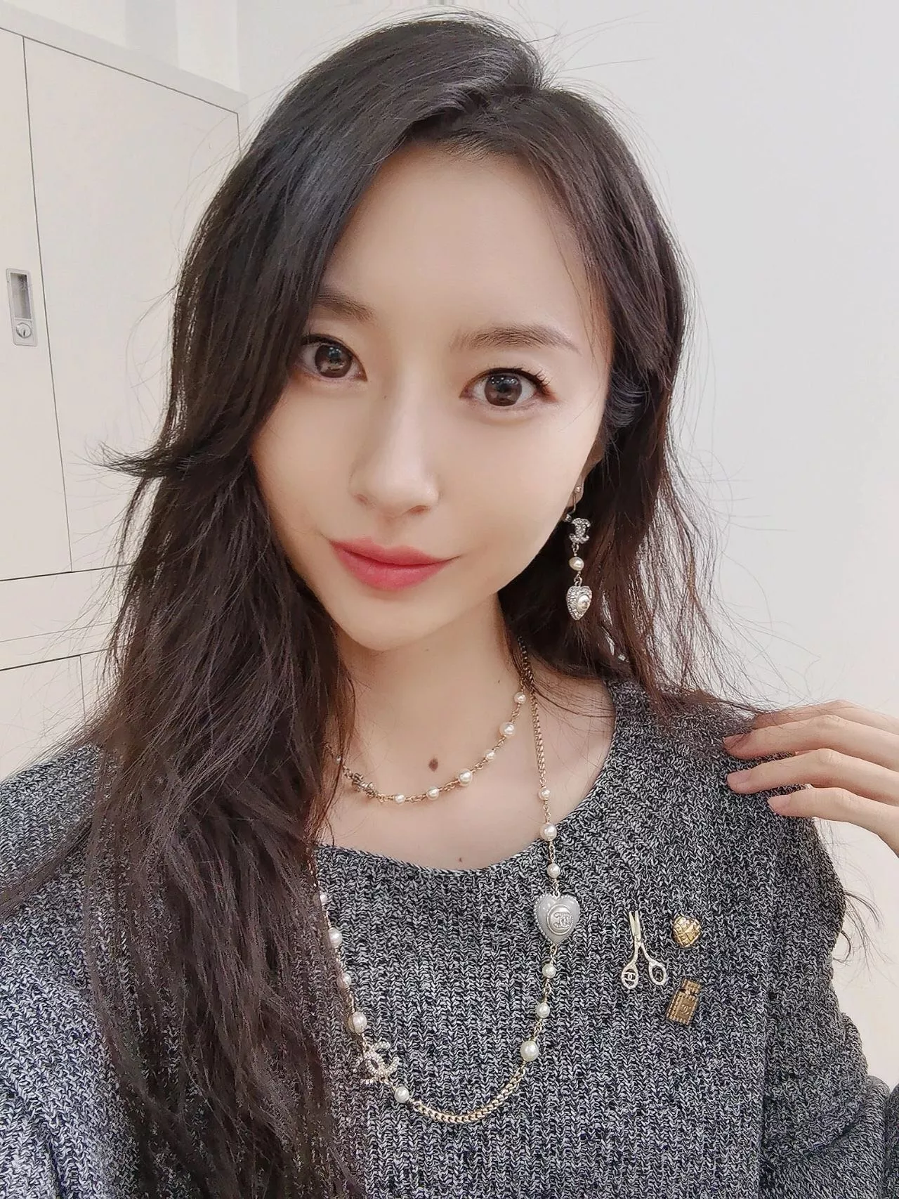샤넬 하트 펄 더블C 롱 체인 목걸이 상세 이미지 26