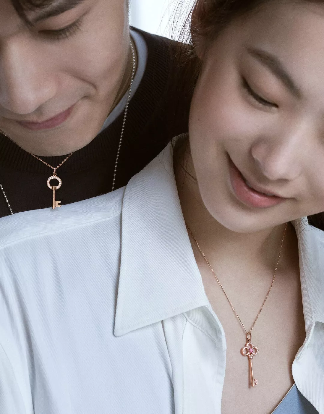 티파니앤코 레드 스톤 장식 키 펜던트 목걸이 상세 이미지 17