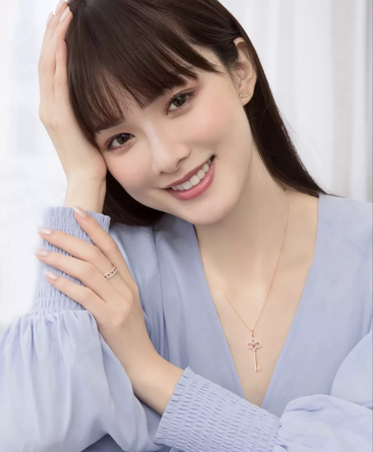 티파니앤코 레드 스톤 장식 키 펜던트 목걸이 상세 이미지 19