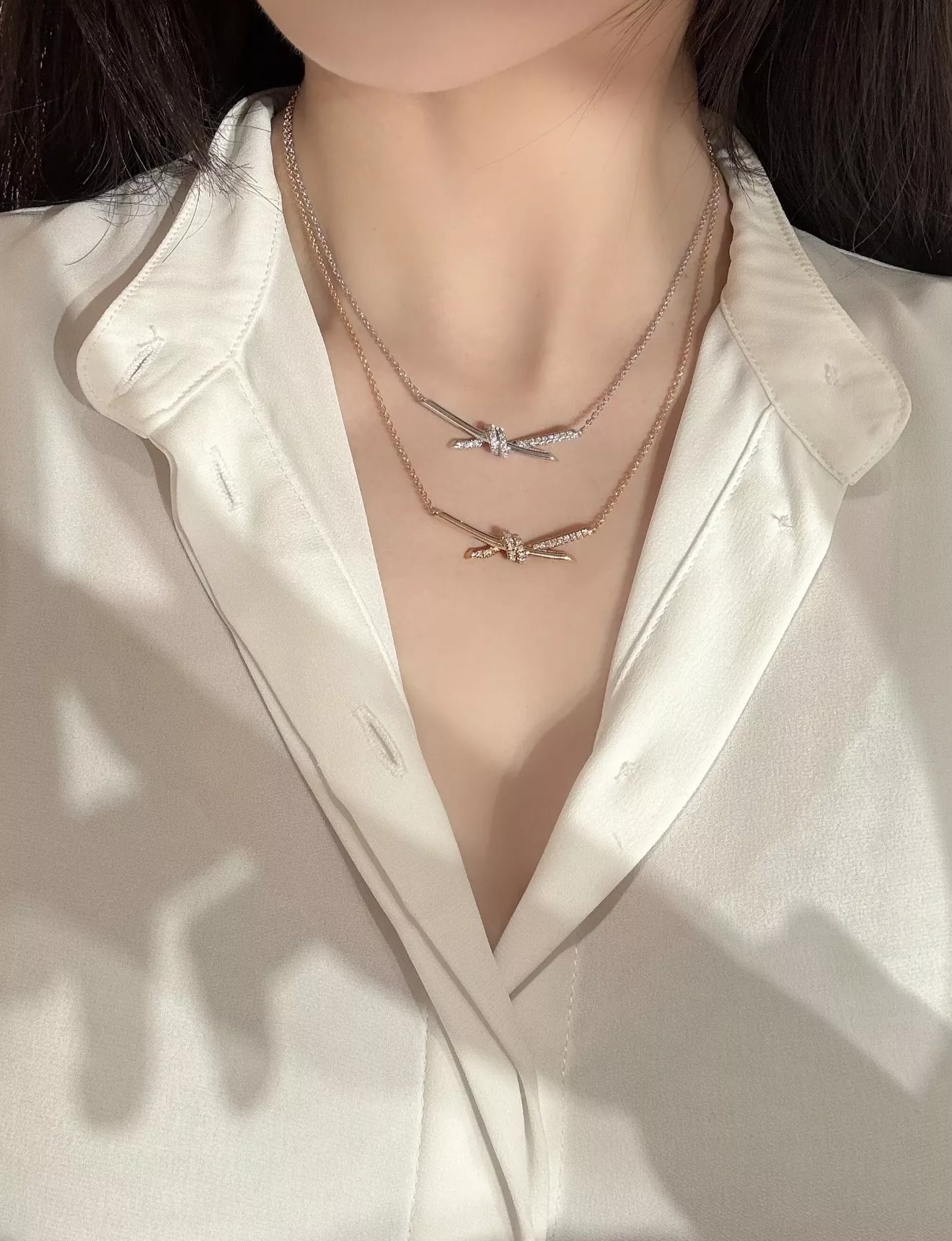티파니앤코 매듭 모티브 체인 목걸이 상세 이미지 15