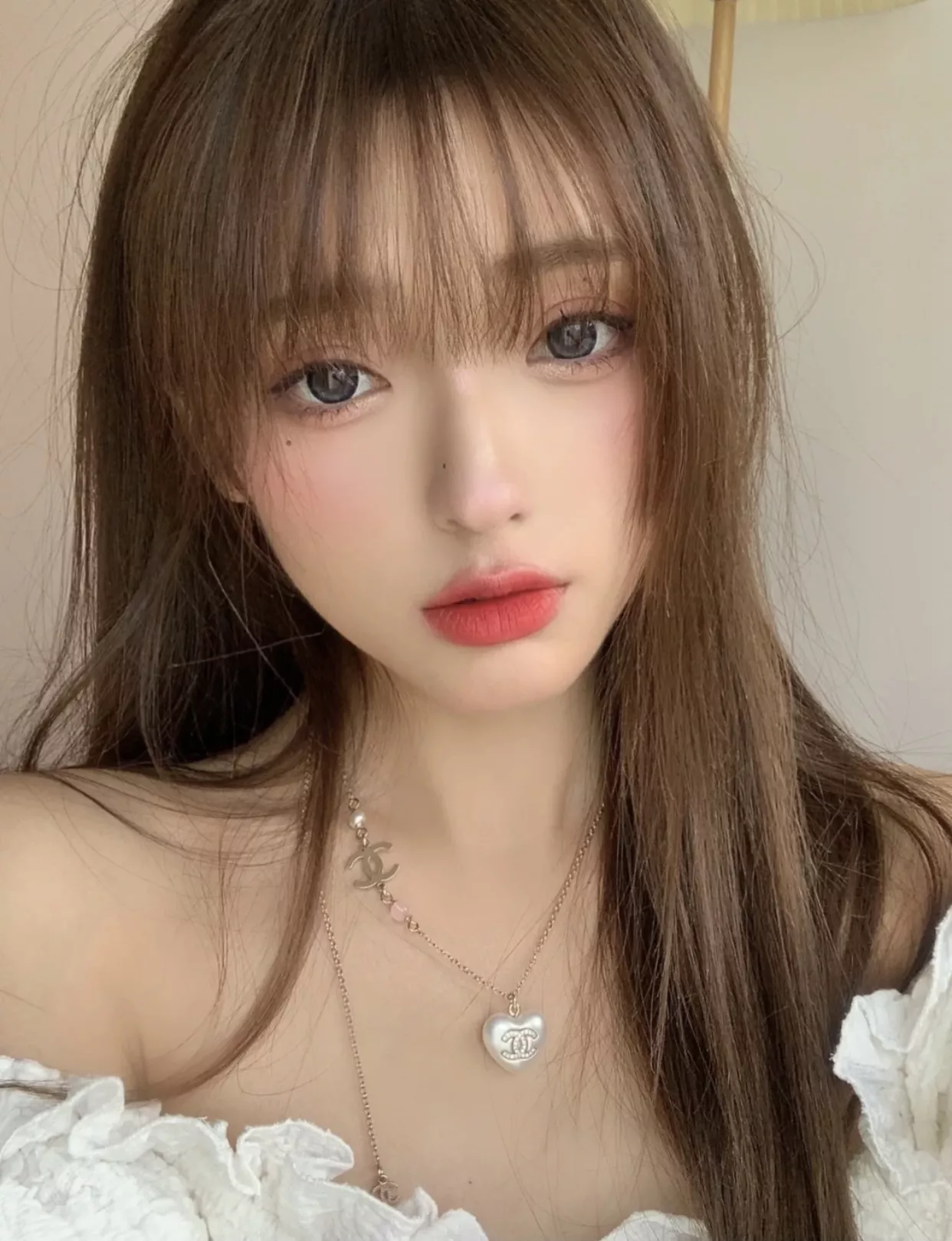 샤넬 하트 펜던트 진주 롱 목걸이 상세 이미지 19
