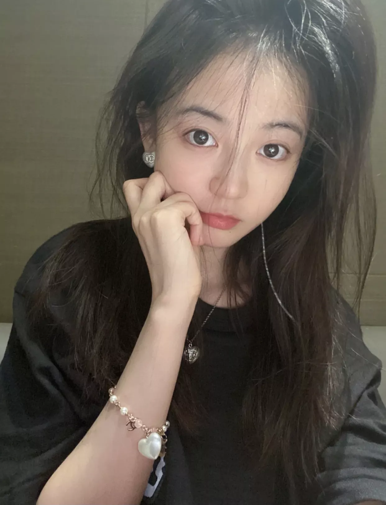 샤넬 하트 펜던트 진주 롱 목걸이 상세 이미지 29