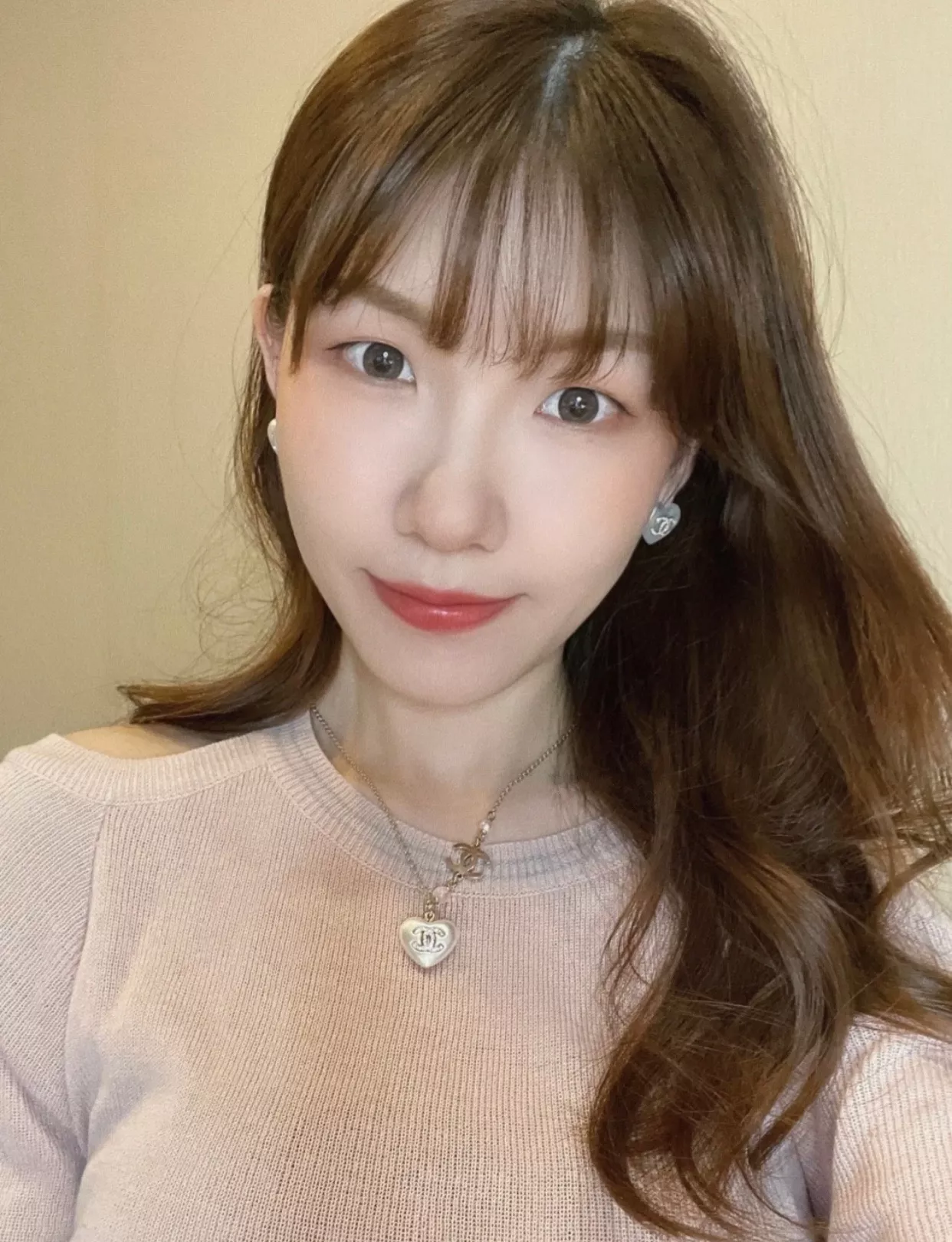 샤넬 하트 펜던트 진주 롱 목걸이 상세 이미지 31