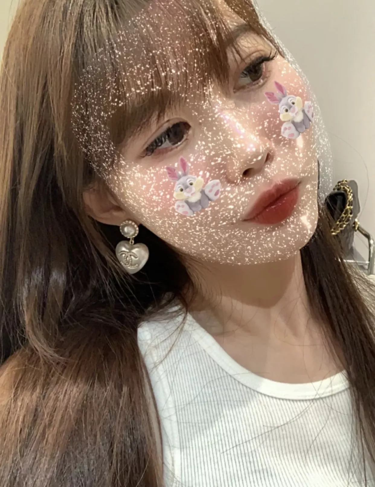 샤넬 진주 하트 드롭 귀걸이 상세 이미지 27