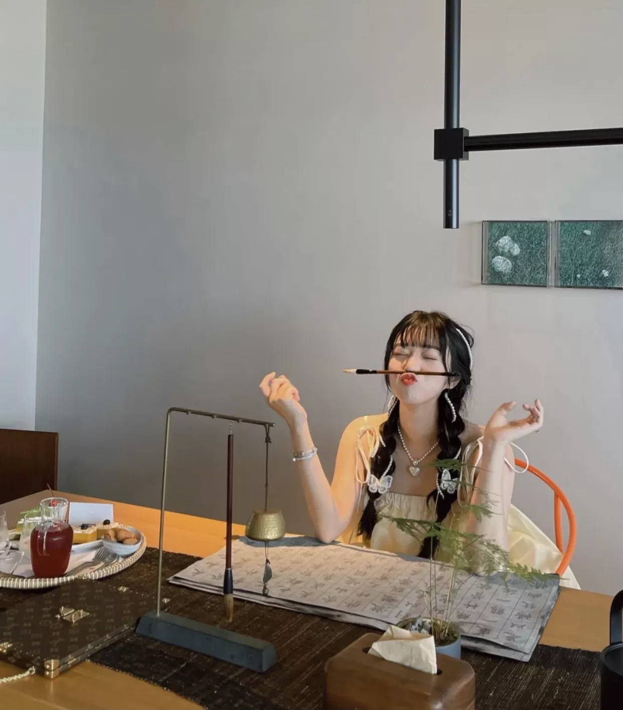 샤넬 진주 하트 펜던트 목걸이 상세 이미지 40