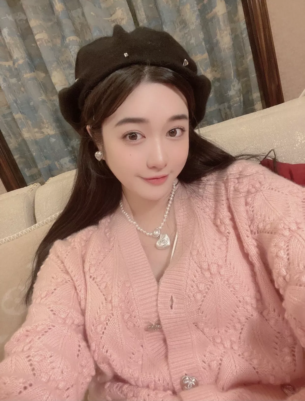 샤넬 진주 하트 펜던트 목걸이 상세 이미지 55