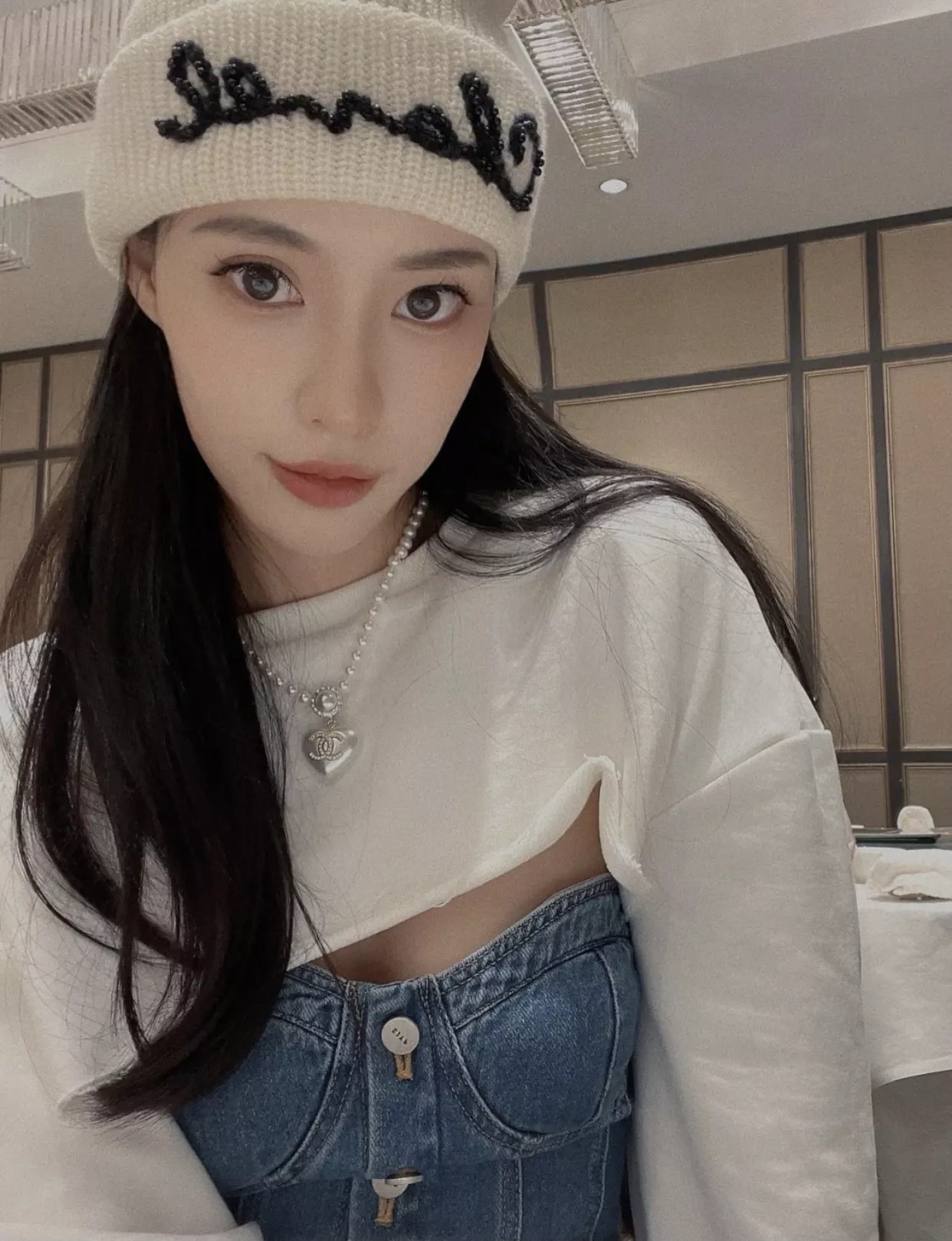 샤넬 진주 하트 펜던트 목걸이 상세 이미지 56