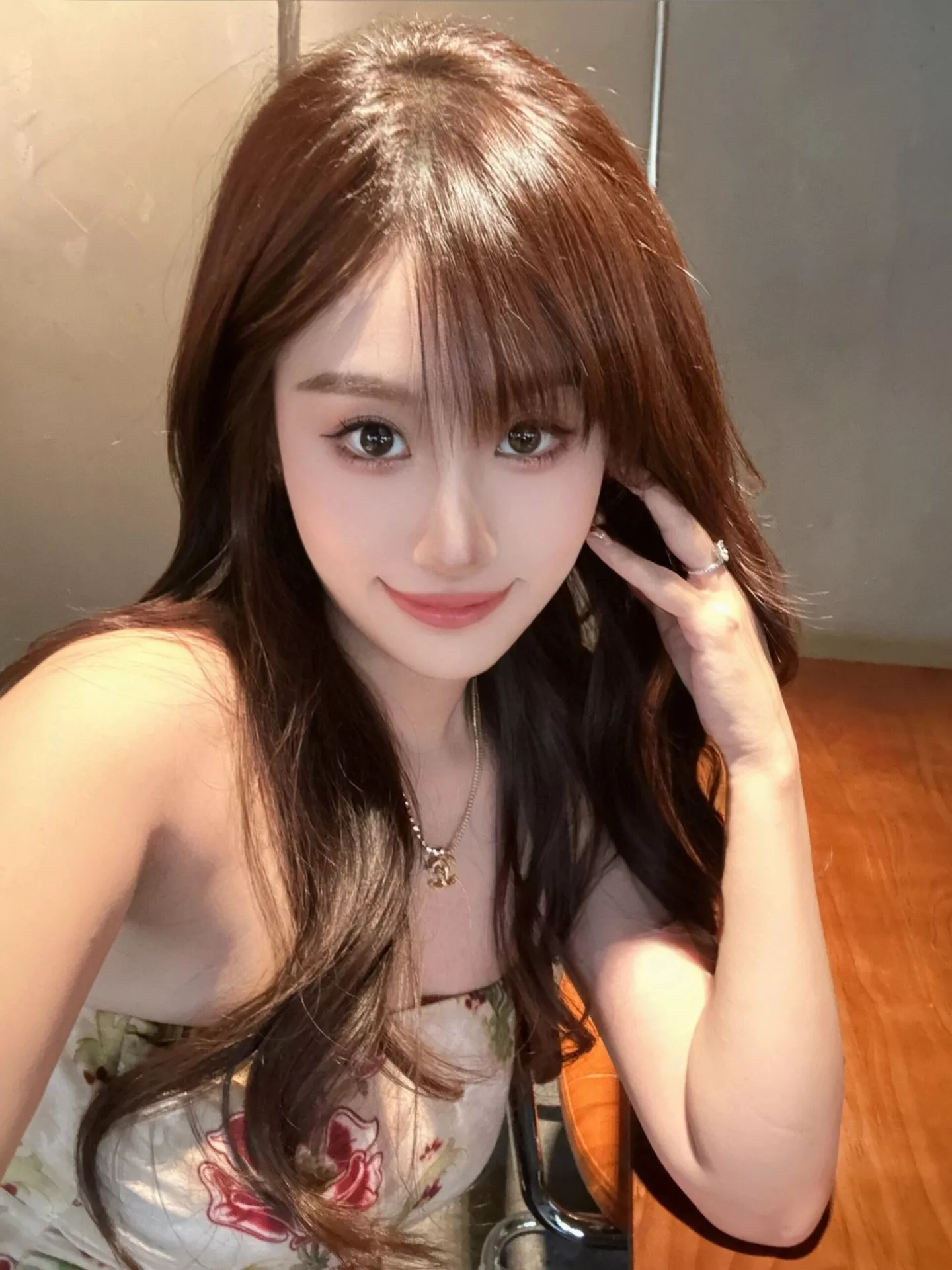 샤넬 더블 레이어 라인스톤 체인 CC 로고 목걸이 상세 이미지 31