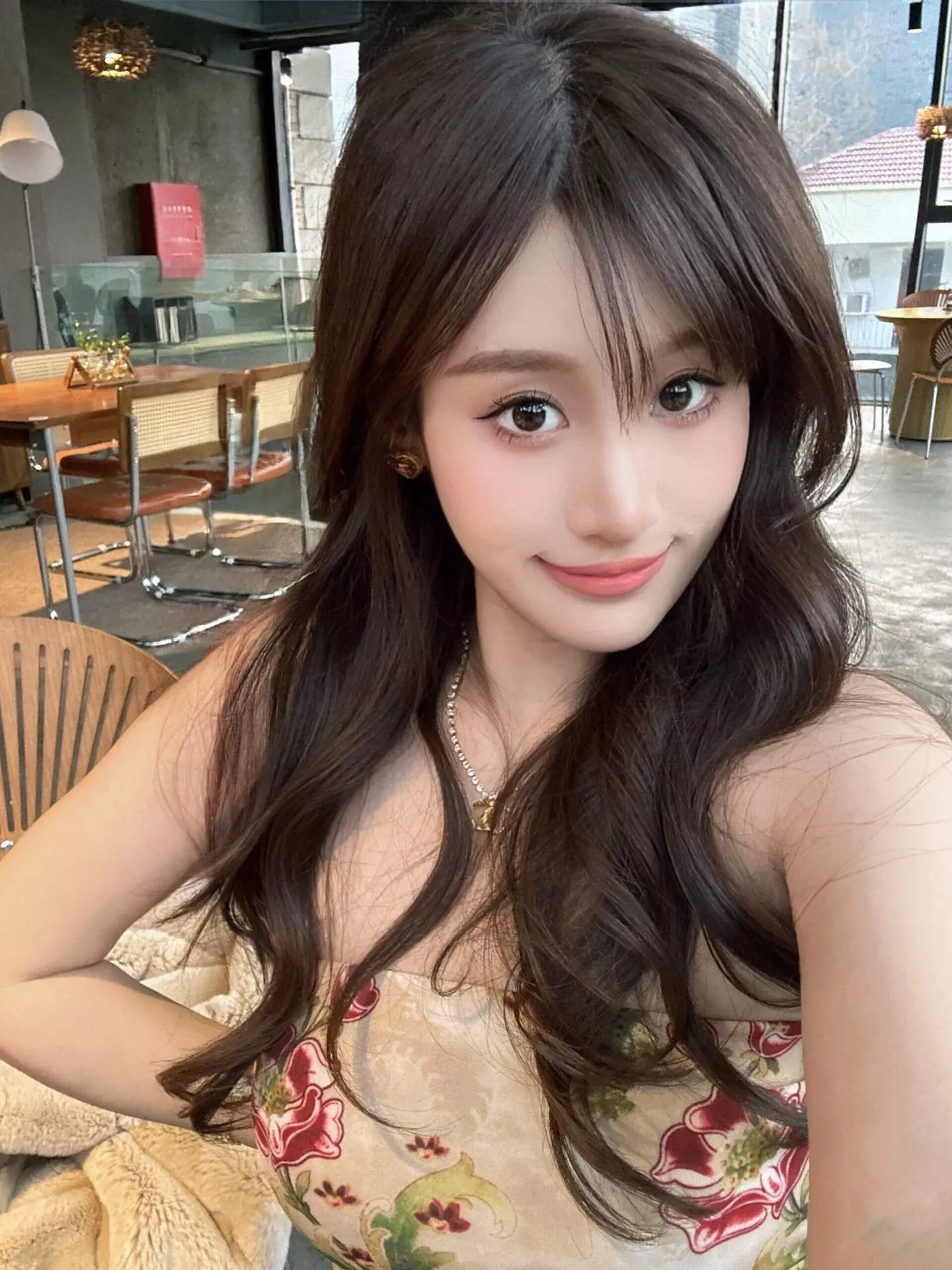 샤넬 더블 레이어 라인스톤 체인 CC 로고 목걸이 상세 이미지 30
