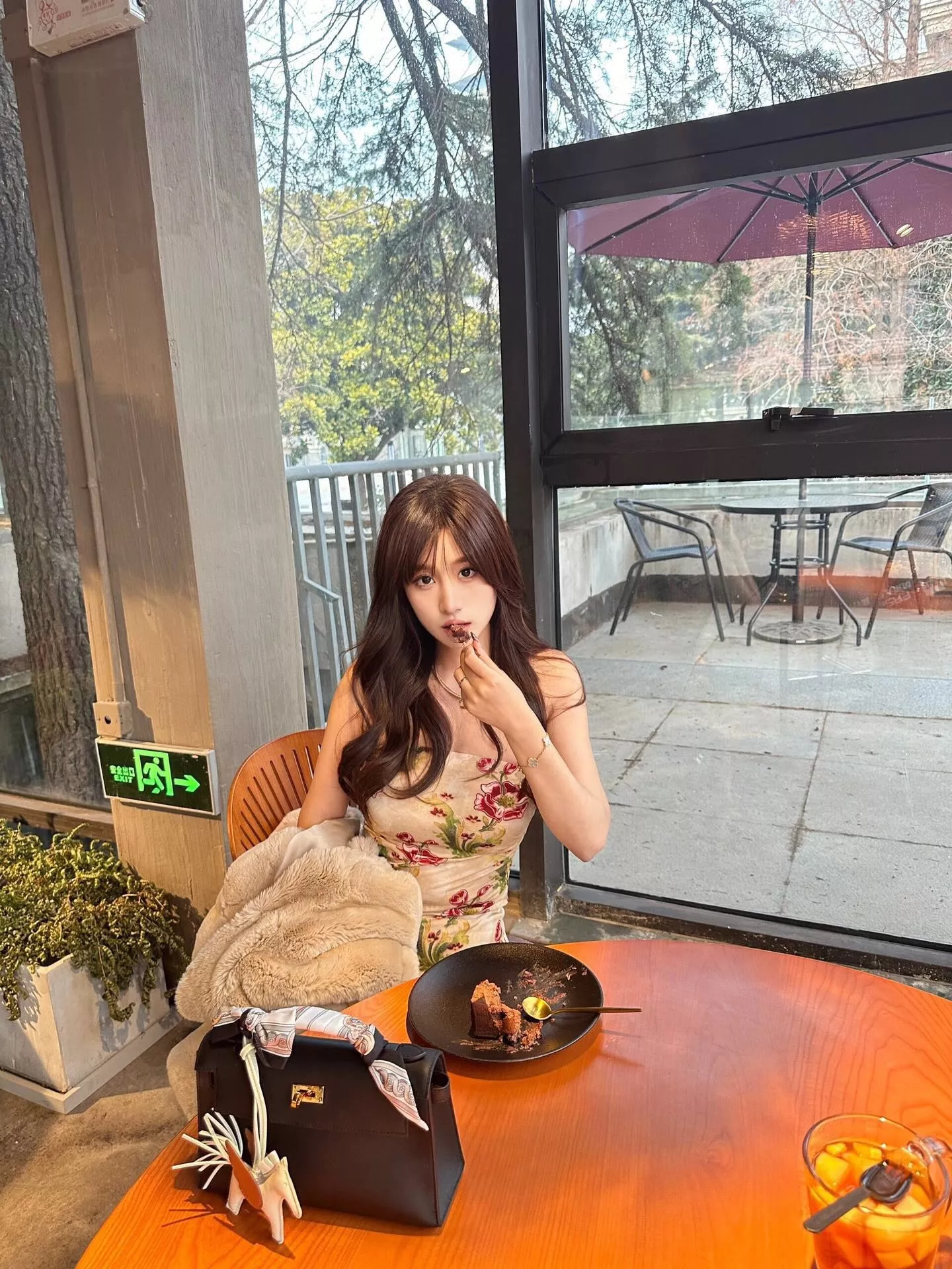 샤넬 더블 레이어 라인스톤 체인 CC 로고 목걸이 상세 이미지 35
