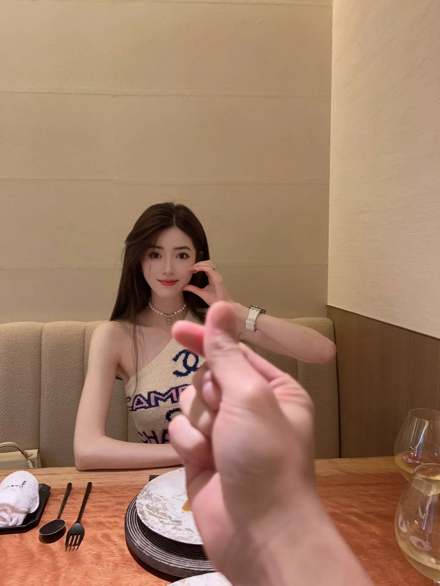 샤넬 진주 리본 펜던트 목걸이 목걸이 상세 이미지 23
