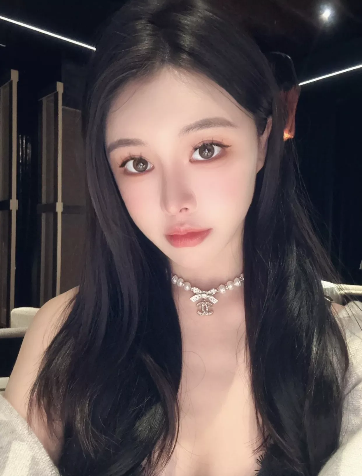 샤넬 진주 리본 펜던트 목걸이 목걸이 상세 이미지 29