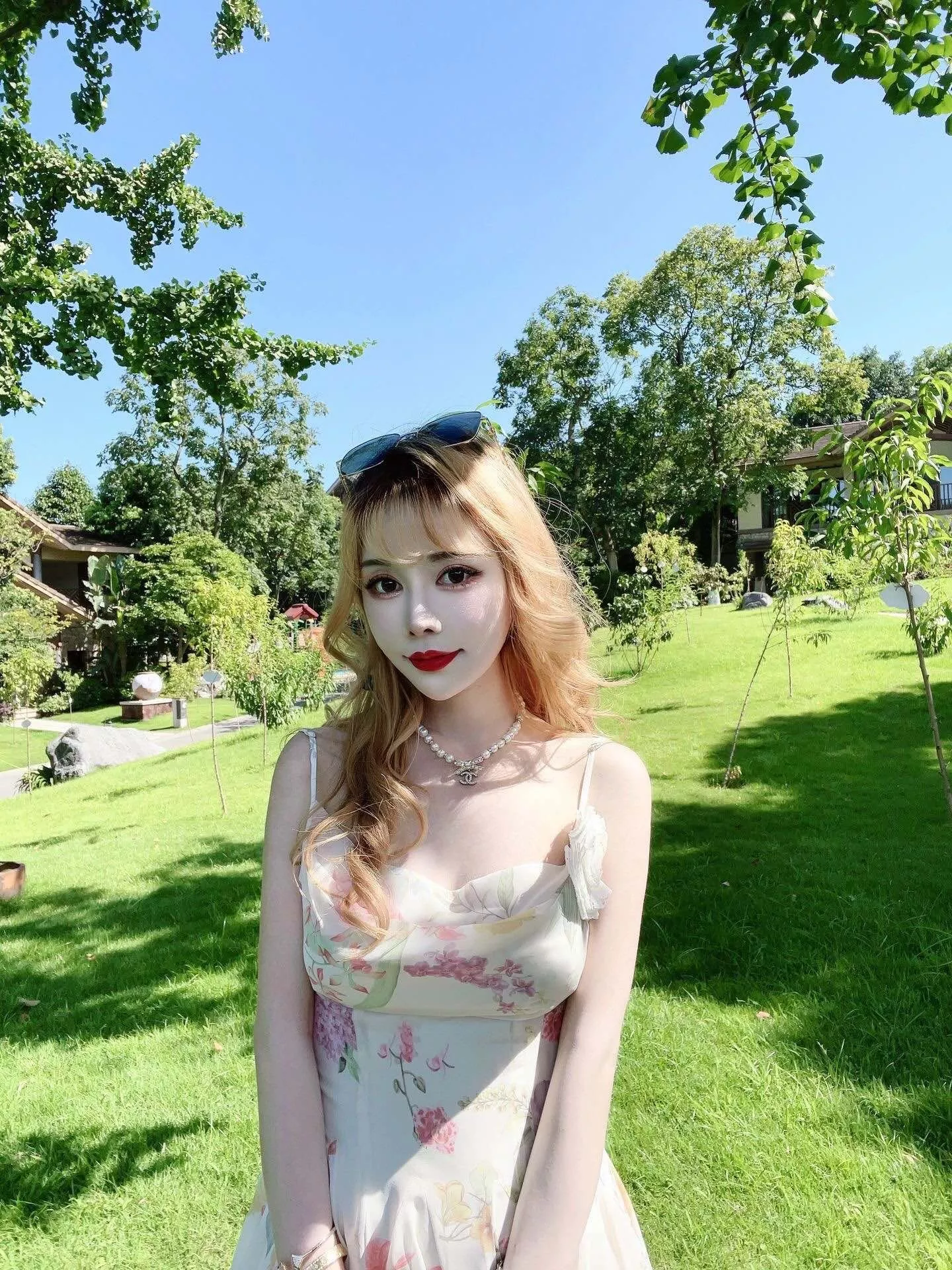 샤넬 진주 리본 펜던트 목걸이 목걸이 상세 이미지 35