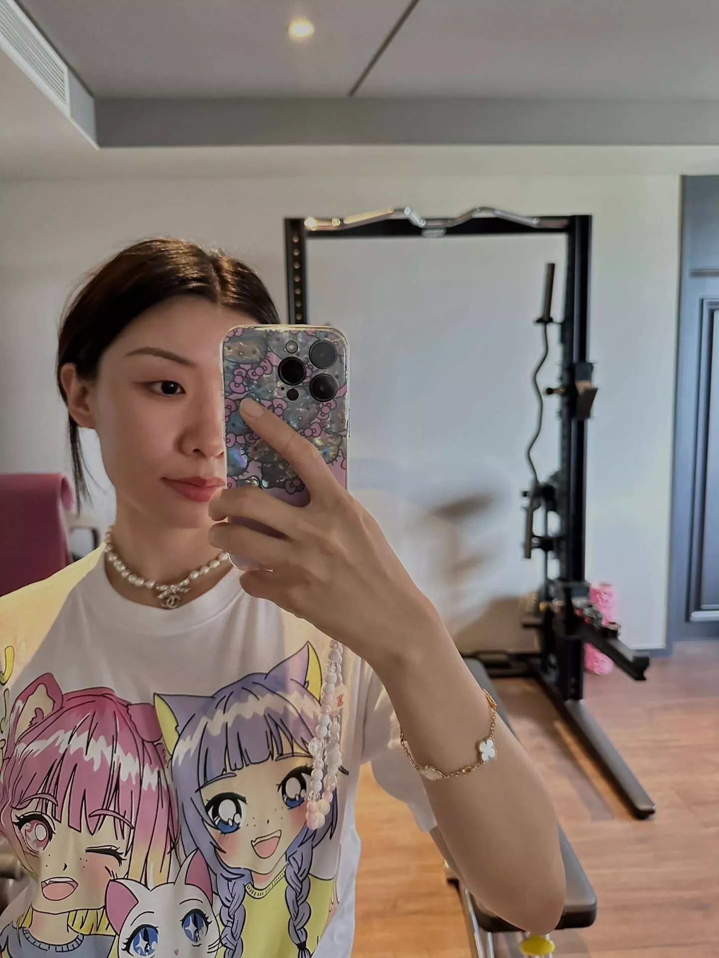 샤넬 진주 리본 펜던트 목걸이 목걸이 상세 이미지 16