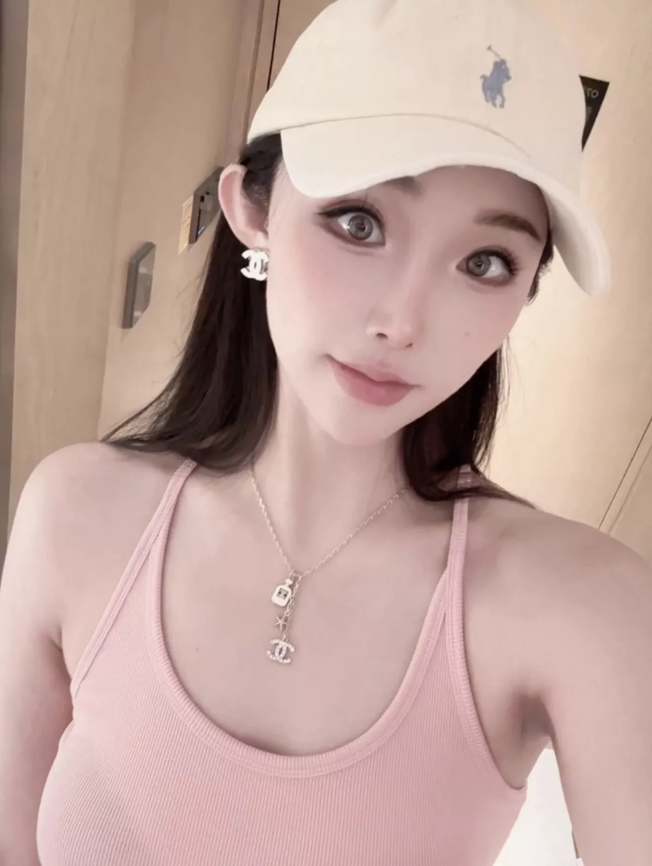 샤넬 해성 모티브 더블 C 향수병 펜던트 목걸이 상세 이미지 20