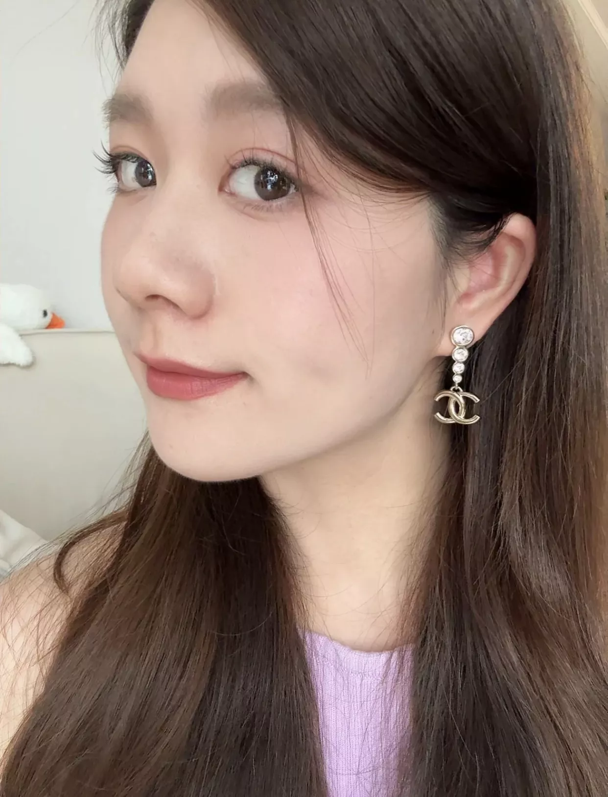 샤넬 더블 C 드롭 장식 귀걸이 상세 이미지 10