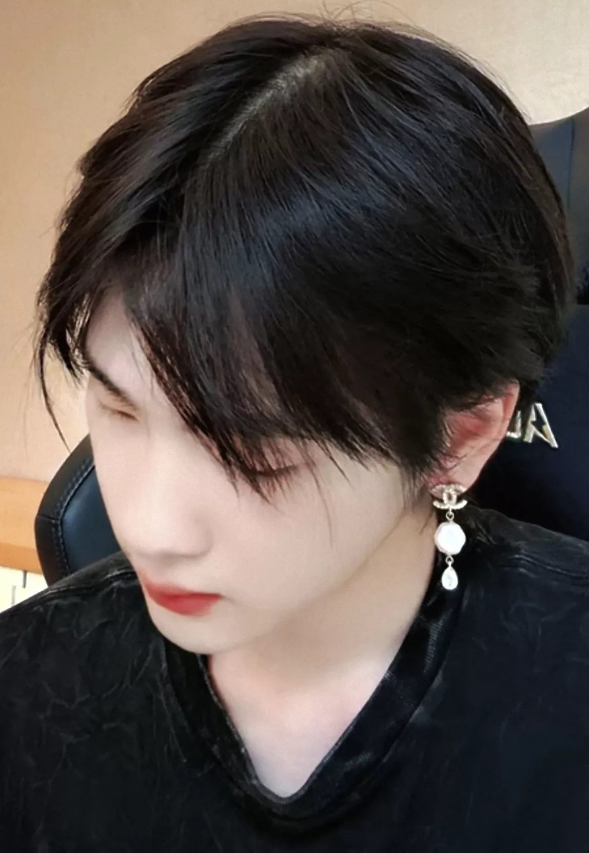 샤넬 더블 C 로고 플라워 드롭 귀걸이 상세 이미지 8
