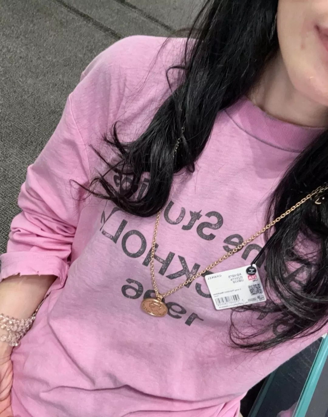 샤넬 코코 인물 부조 코인 롱 체인 목걸이 상세 이미지 13