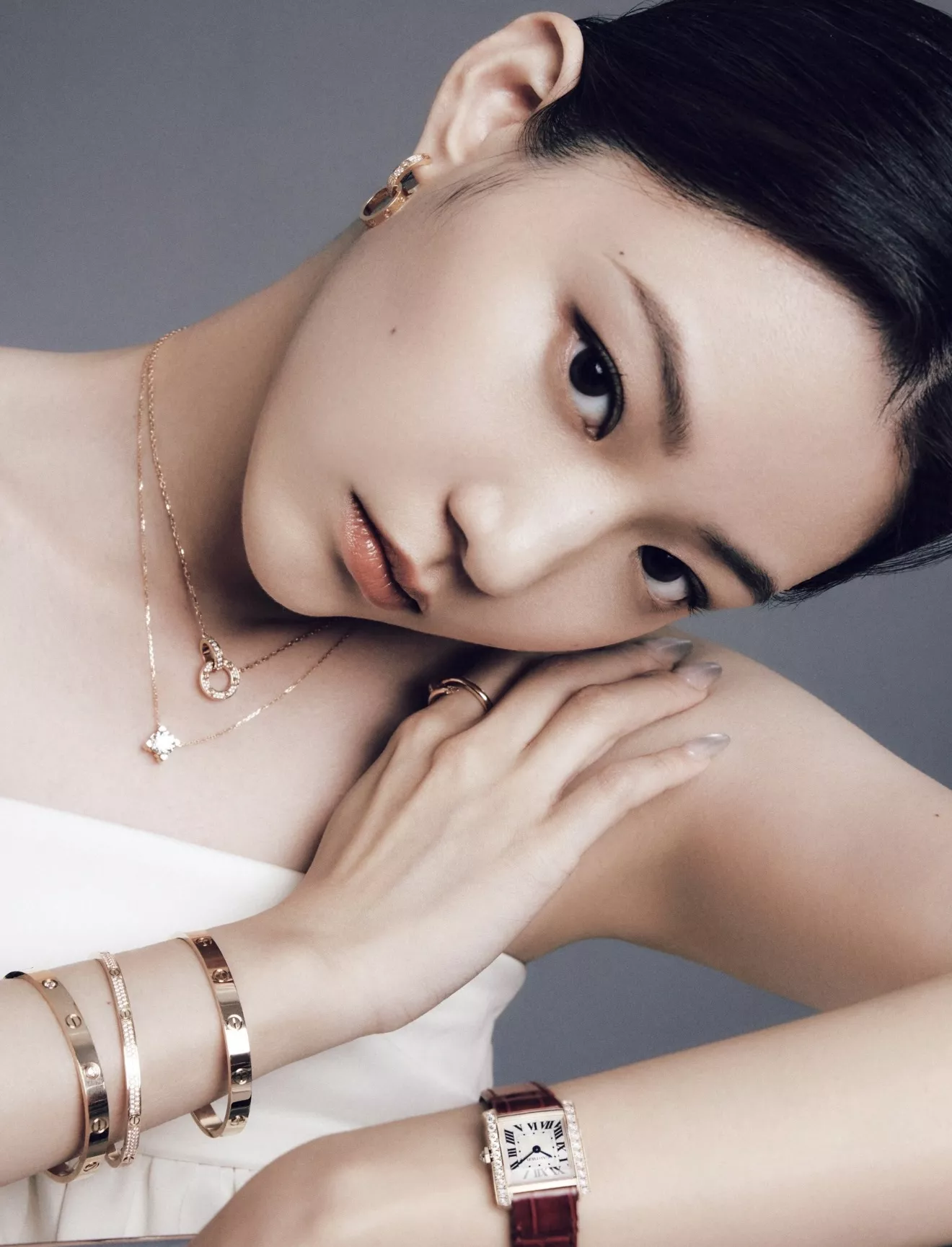 까르띠에 불혼 다이아 장식 체인 목걸이 상세 이미지 16
