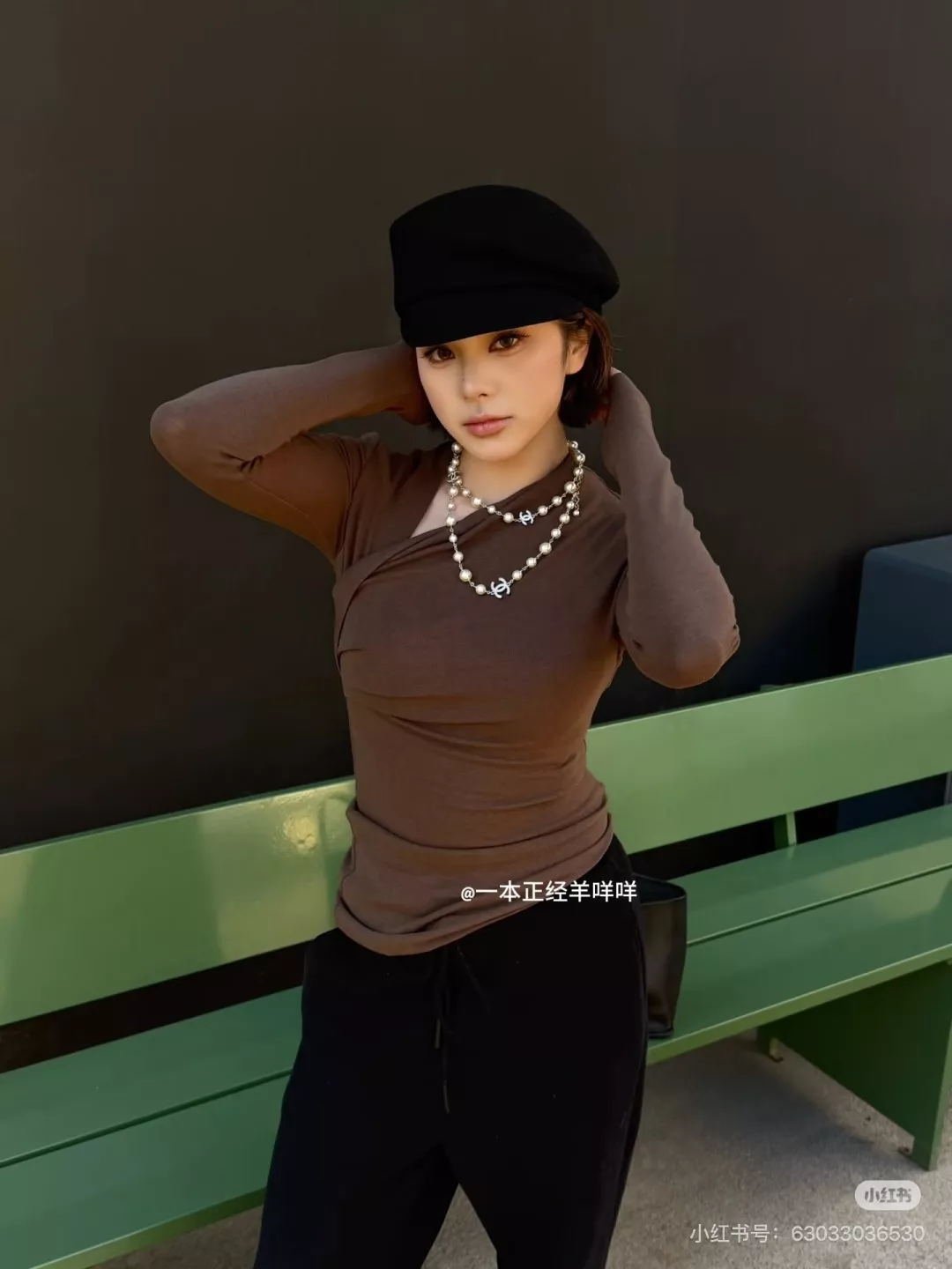 샤넬 진주 더블 C 로고 롱 체인 목걸이 상세 이미지 93